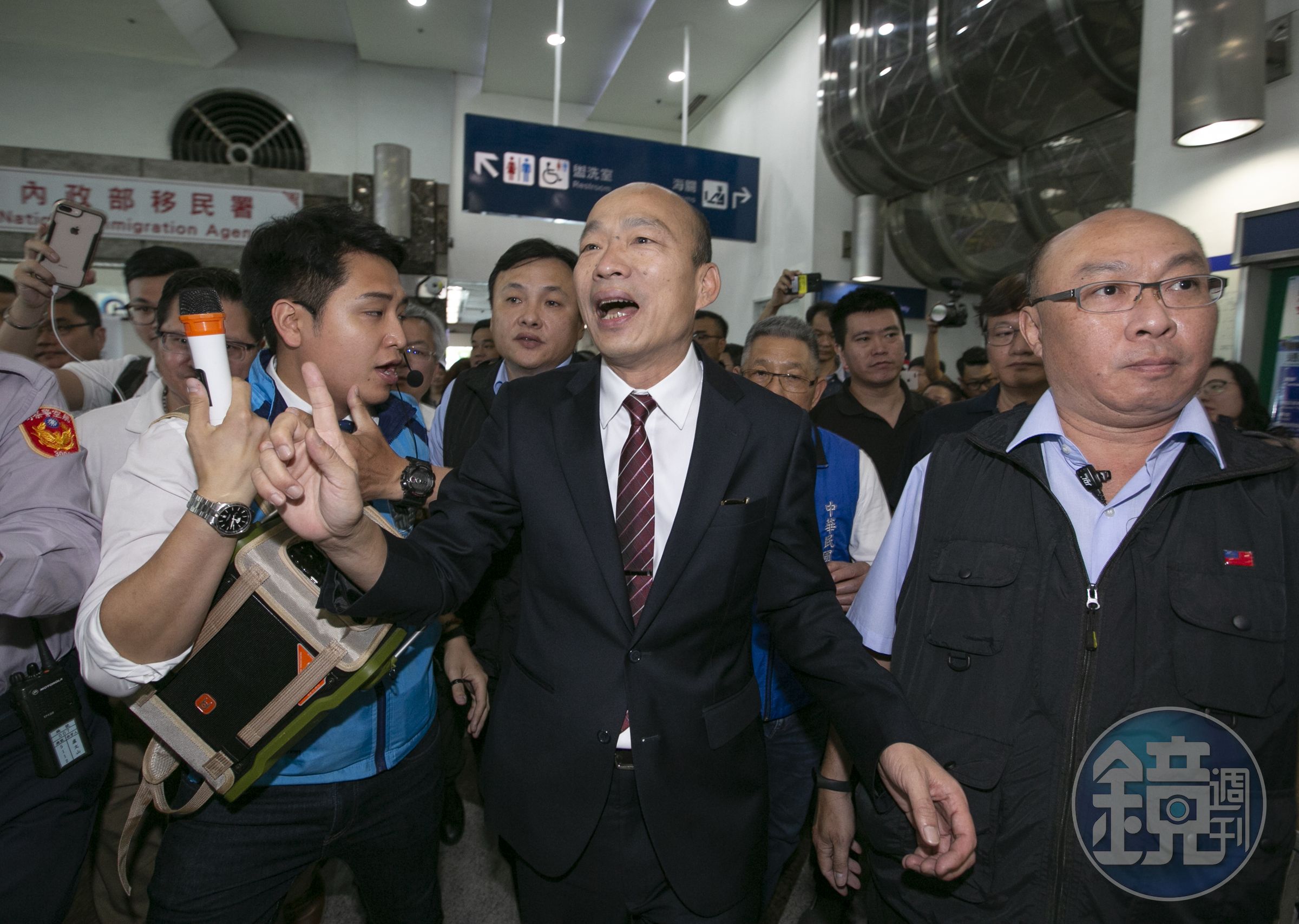 韓國瑜訪美批台灣過去因為3任法律系總統，經濟被搞成殘廢。
