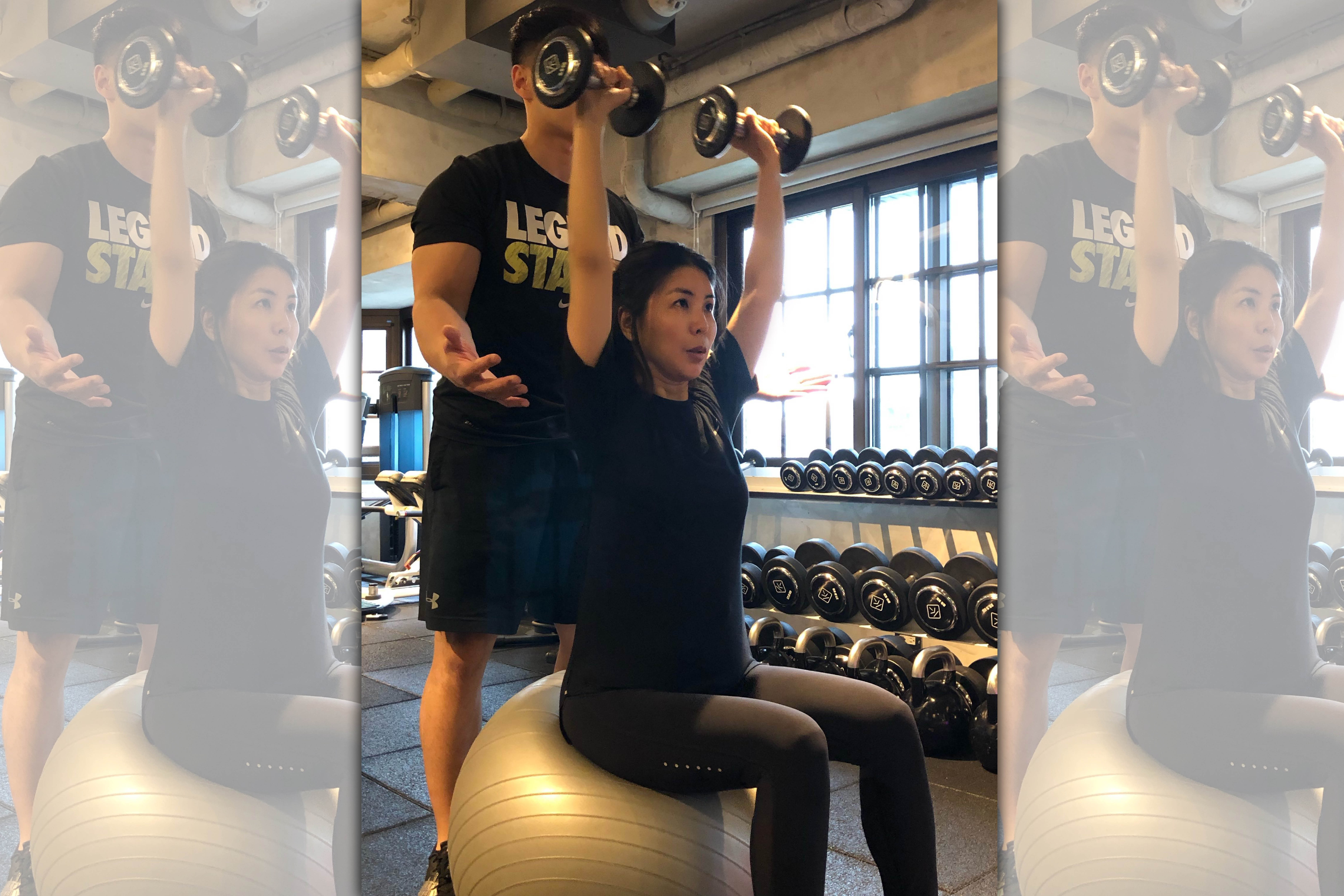 許茹芸為《綻放的綻放的綻放》小巨蛋演唱會，勤健身及上聲樂課。（索尼唱片提供）