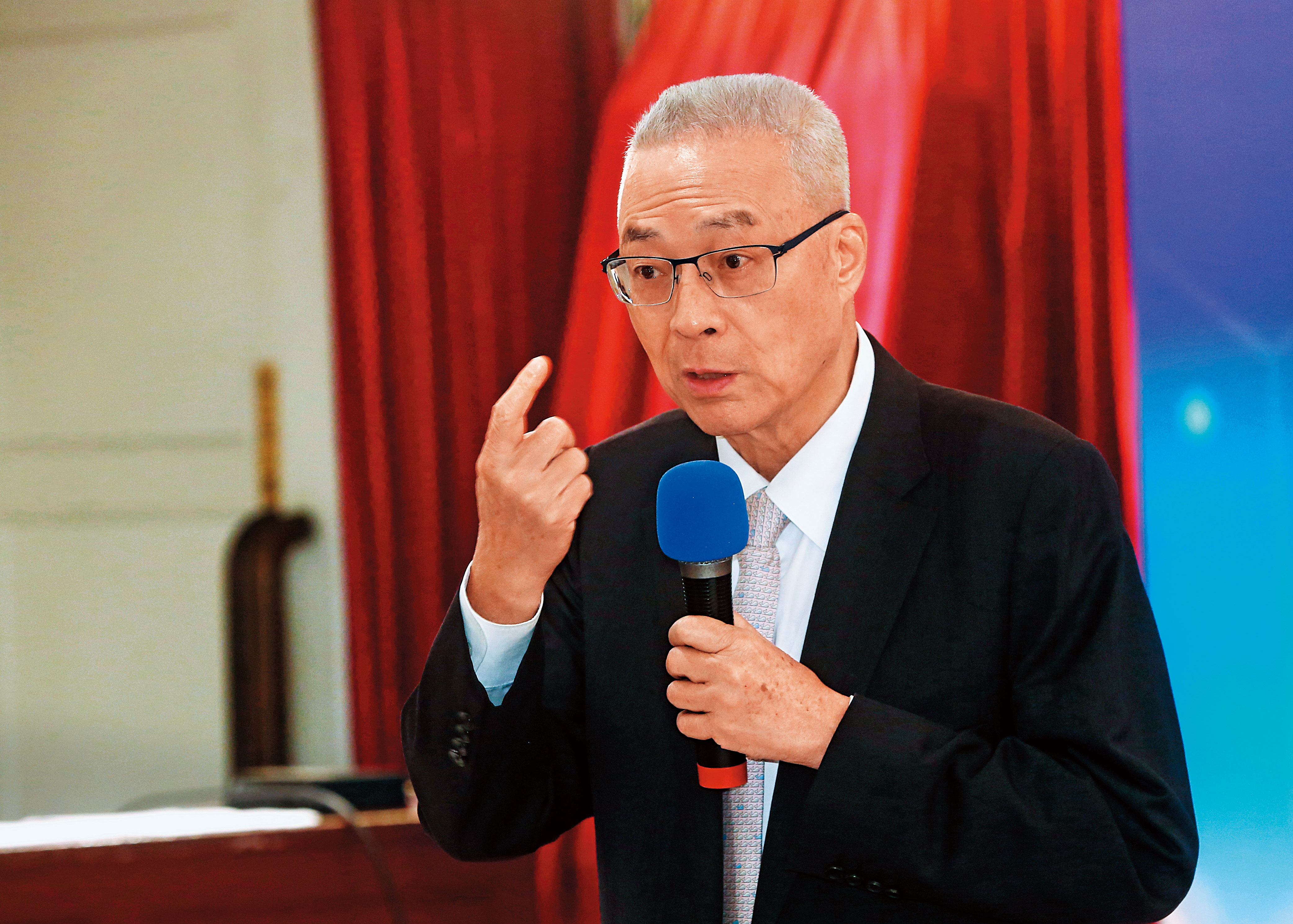 吳敦義二個月前曾說過:「參加總統大選,我準備了三十幾年,若以準備時間來看,我是最長,也最周到的。」