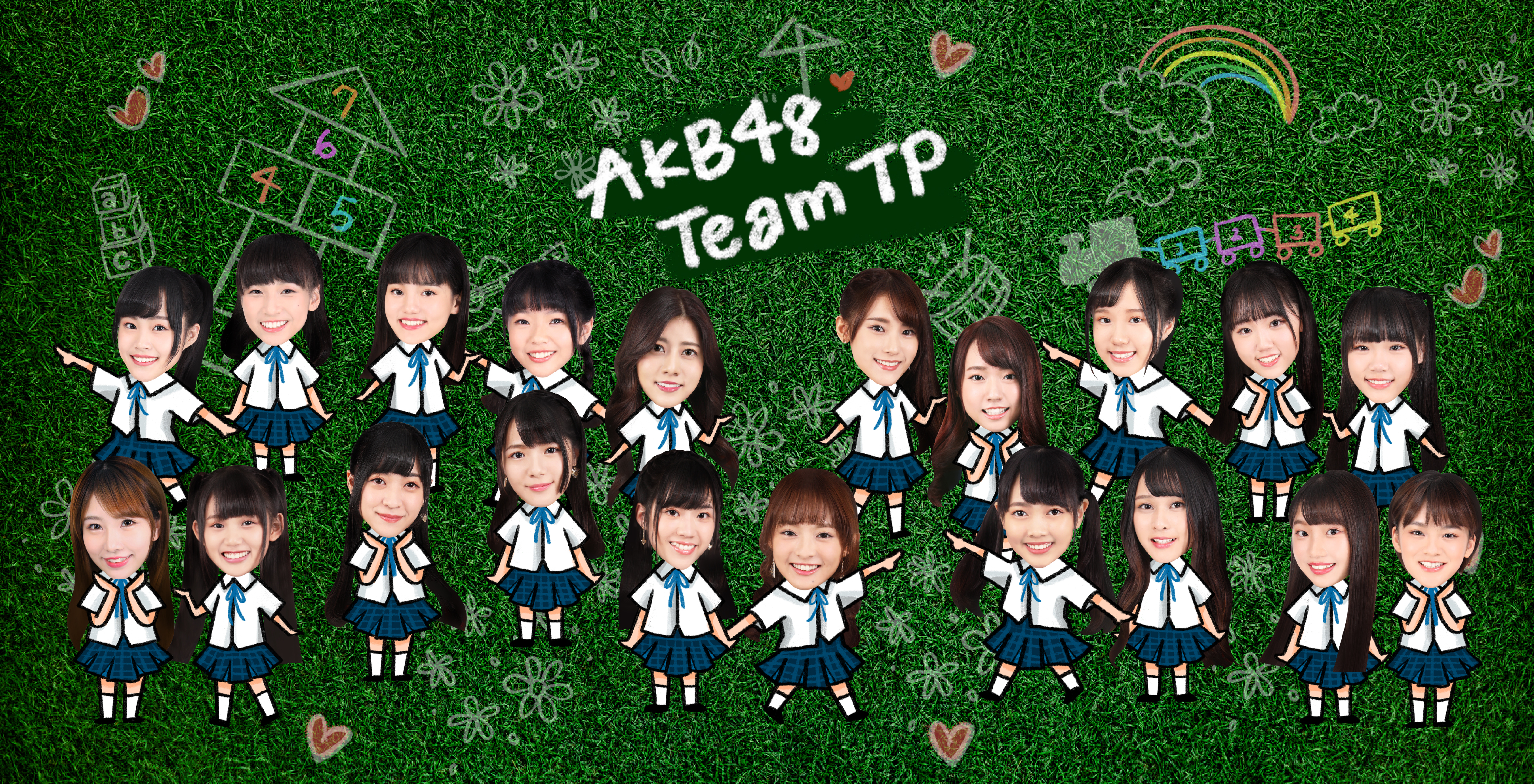 AKB48 Team TP目前有35名成員，經公司內部評選20位成員錄新歌〈綠草地上的奇蹟〉。（好言娛樂提供）