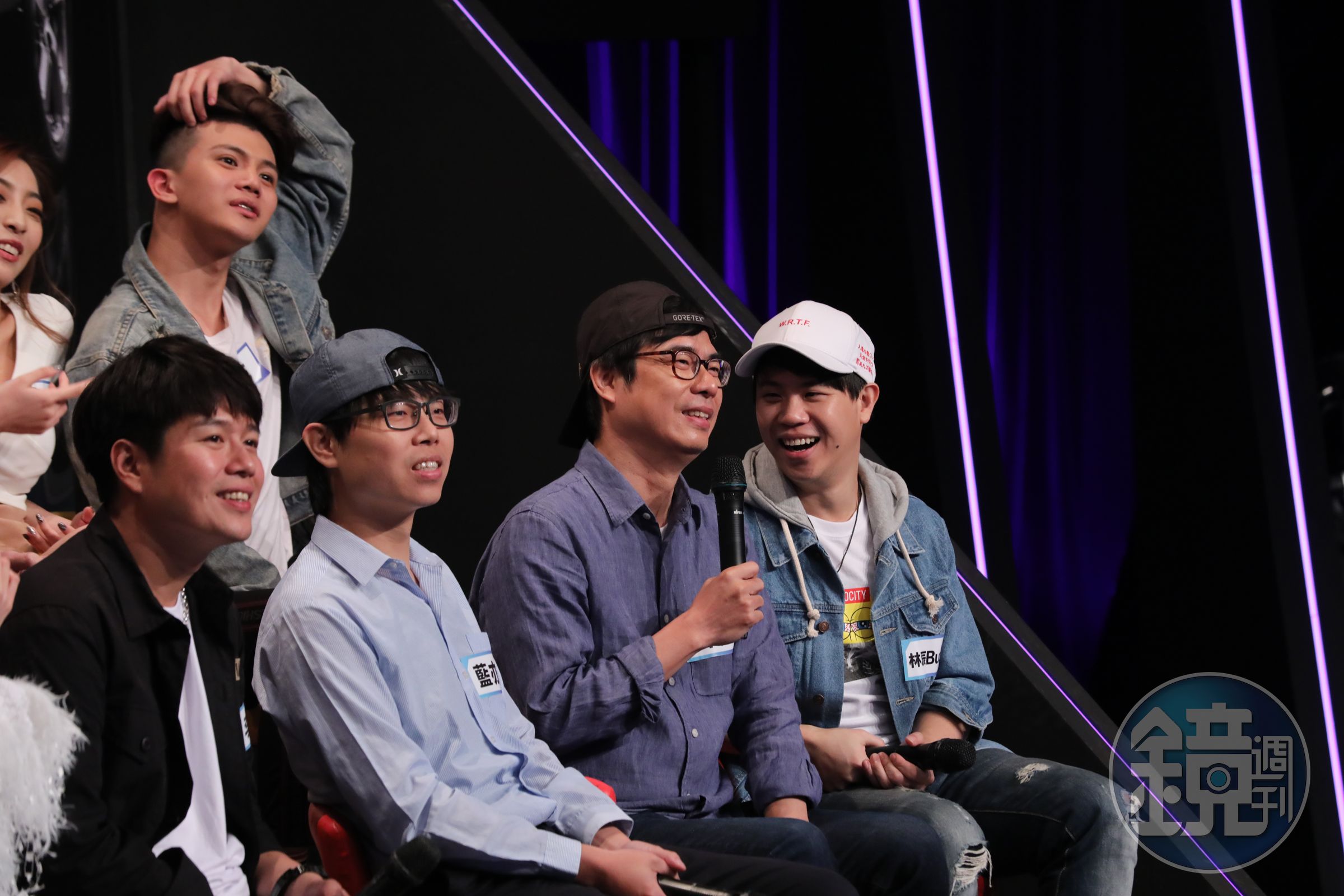 陳其邁上節目被賦予不能丟行政院臉的責任。（台視17Q提供）
