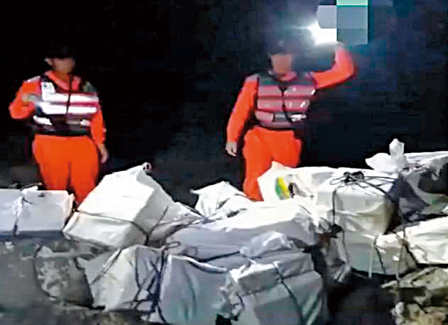 海巡署去年在屏東查獲歷年最大海洛因走私案，查扣市價60億元的毒品。（屏東地檢署提供）