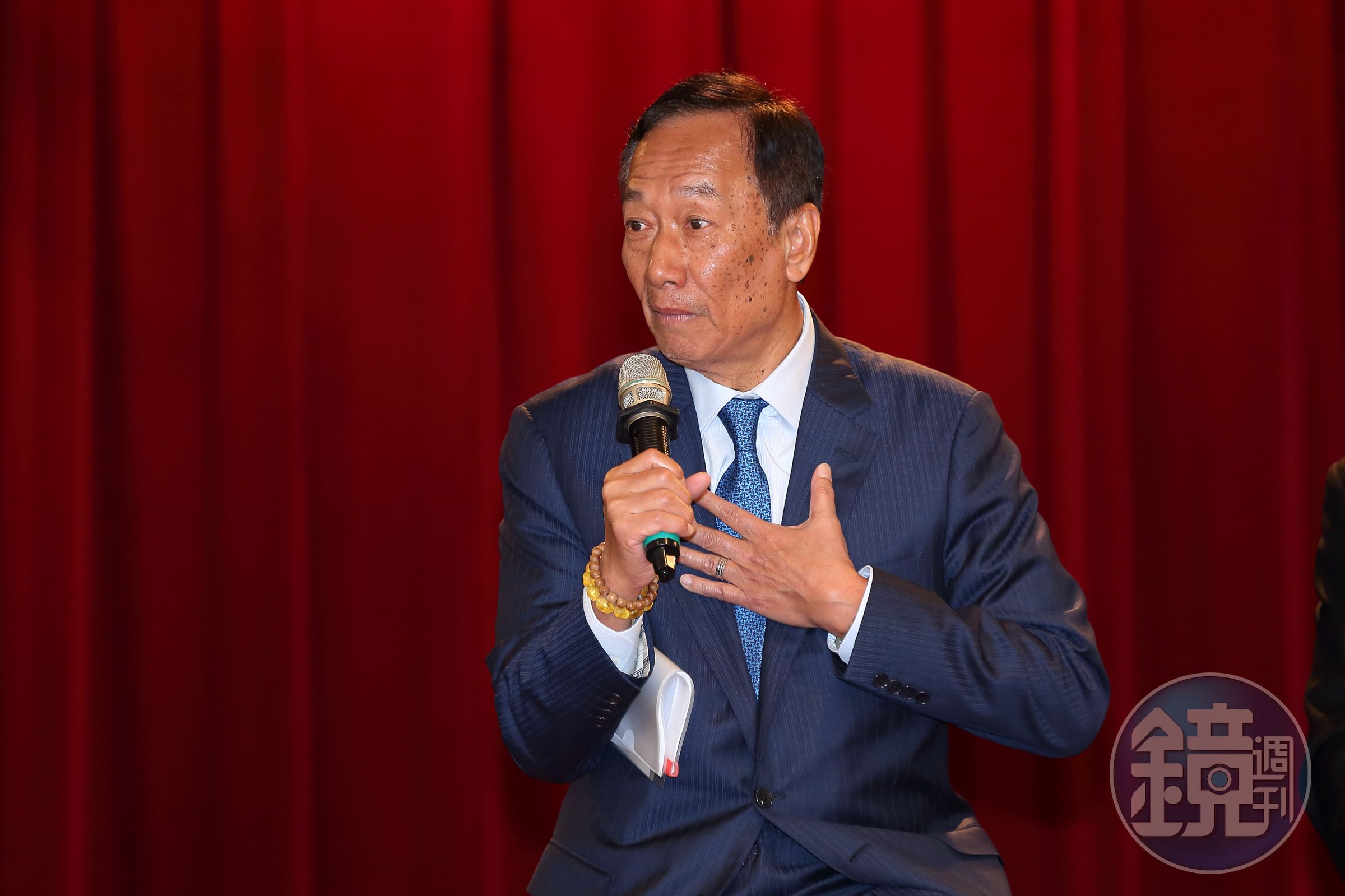 郭台銘鬆口有意參加國民黨總統初選，黨員身分羅生門。（本刊資料照）