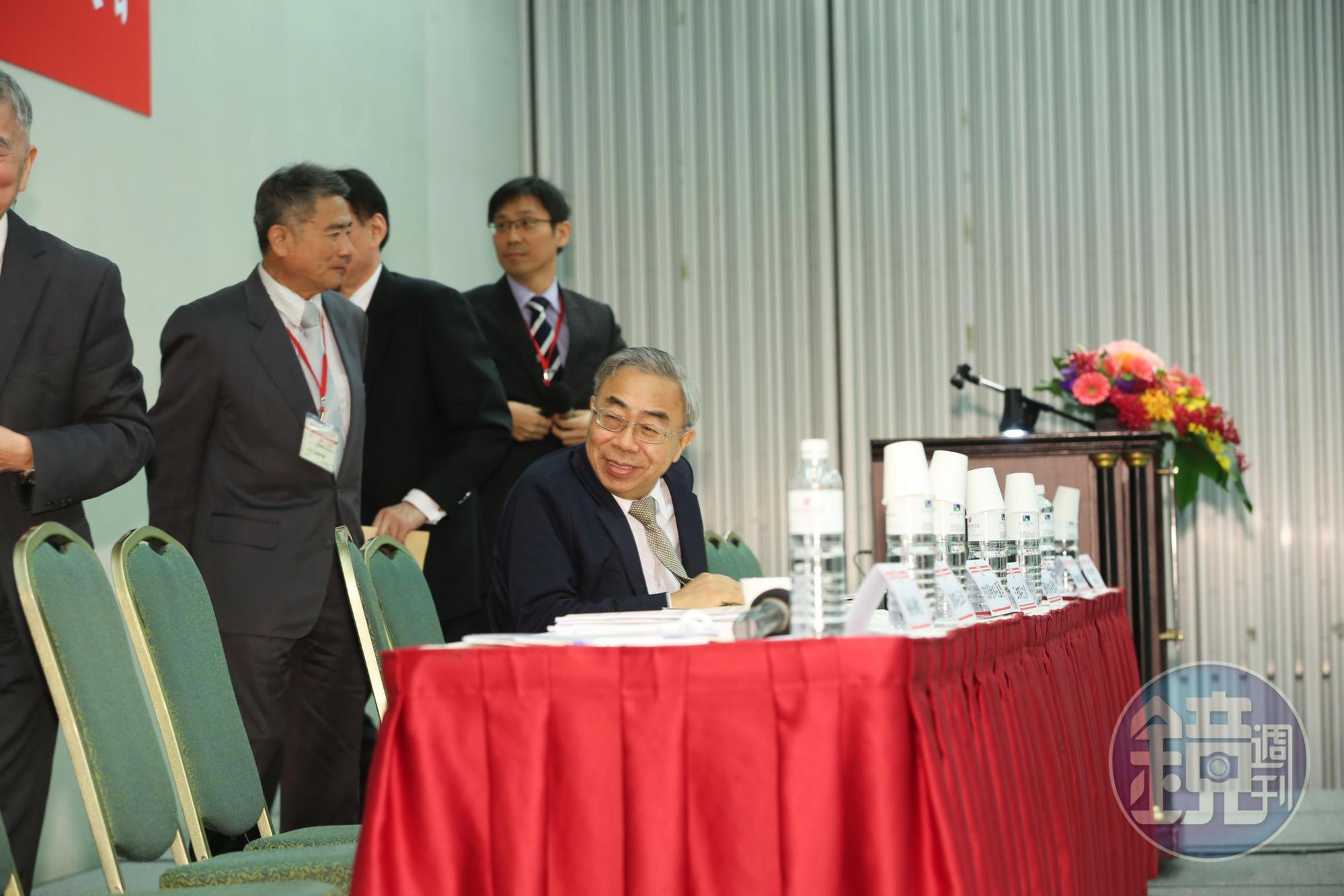 王文淵對於郭台銘想選總統,表示恭喜他。