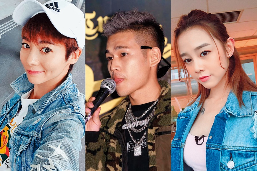 謝沛恩、阿倉、何念玆三位也曾傳出無縫接軌的紀錄。（翻攝自謝沛恩、何念玆臉書）