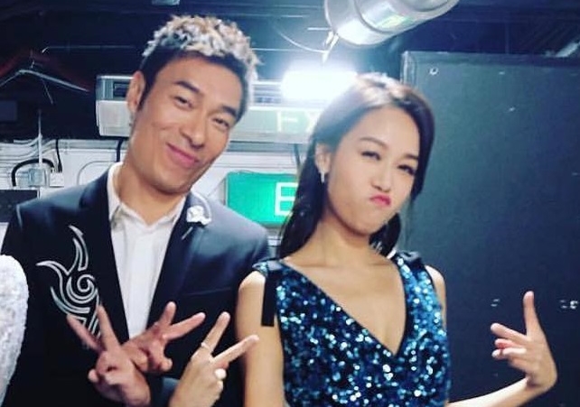 許志安與黃心穎曾經一起演出。（翻攝自許志安IG）