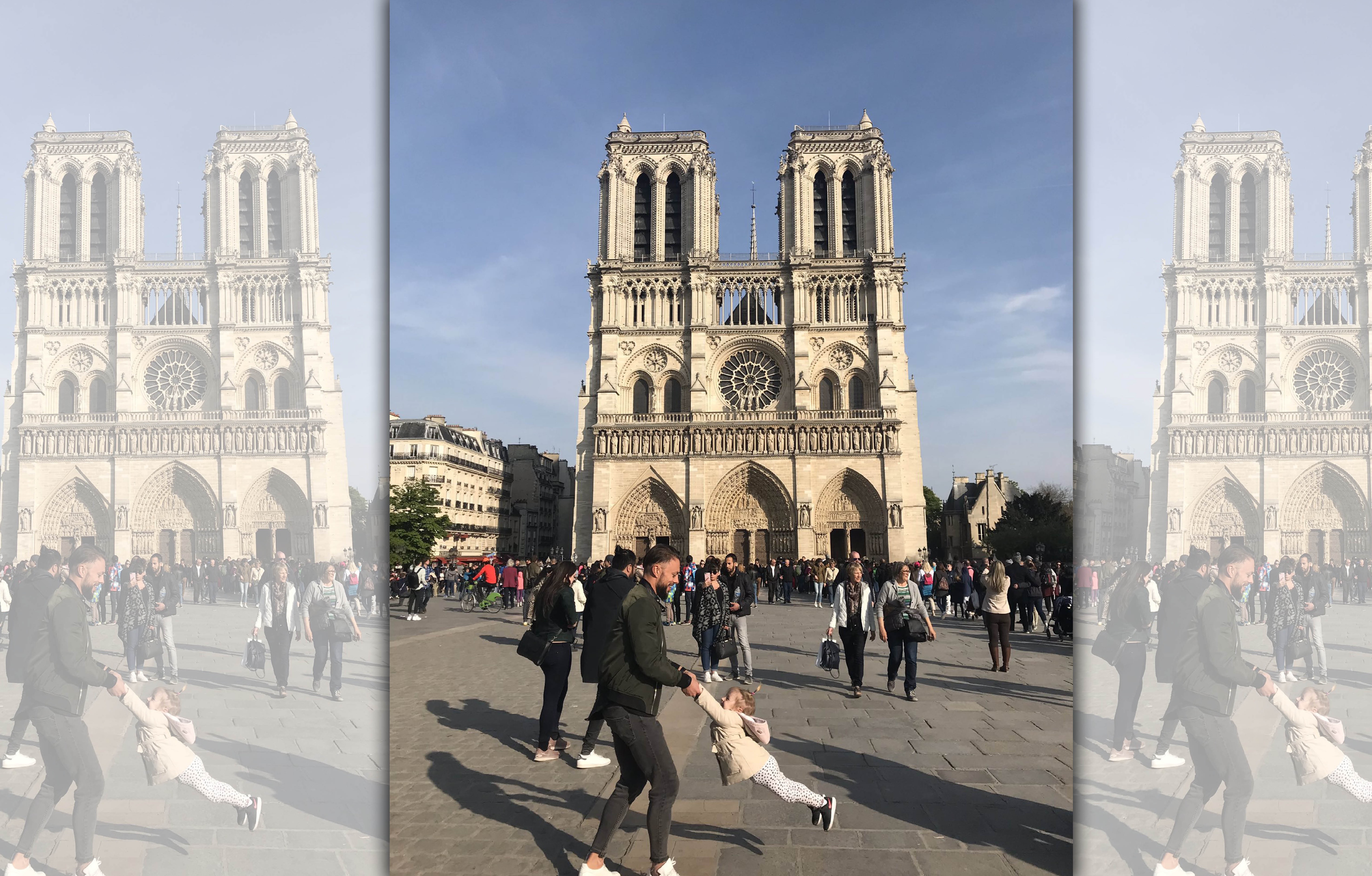 外國有網友發文協尋照片中這對互動可愛的「父女」。（翻攝自brookeawindsor推特）