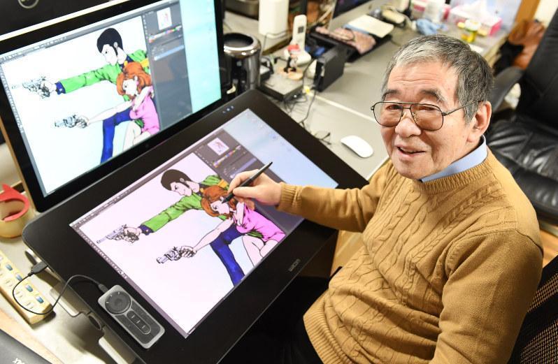 《魯邦三世》作者加藤一彥因肺炎辭世。(圖/朝日新聞)