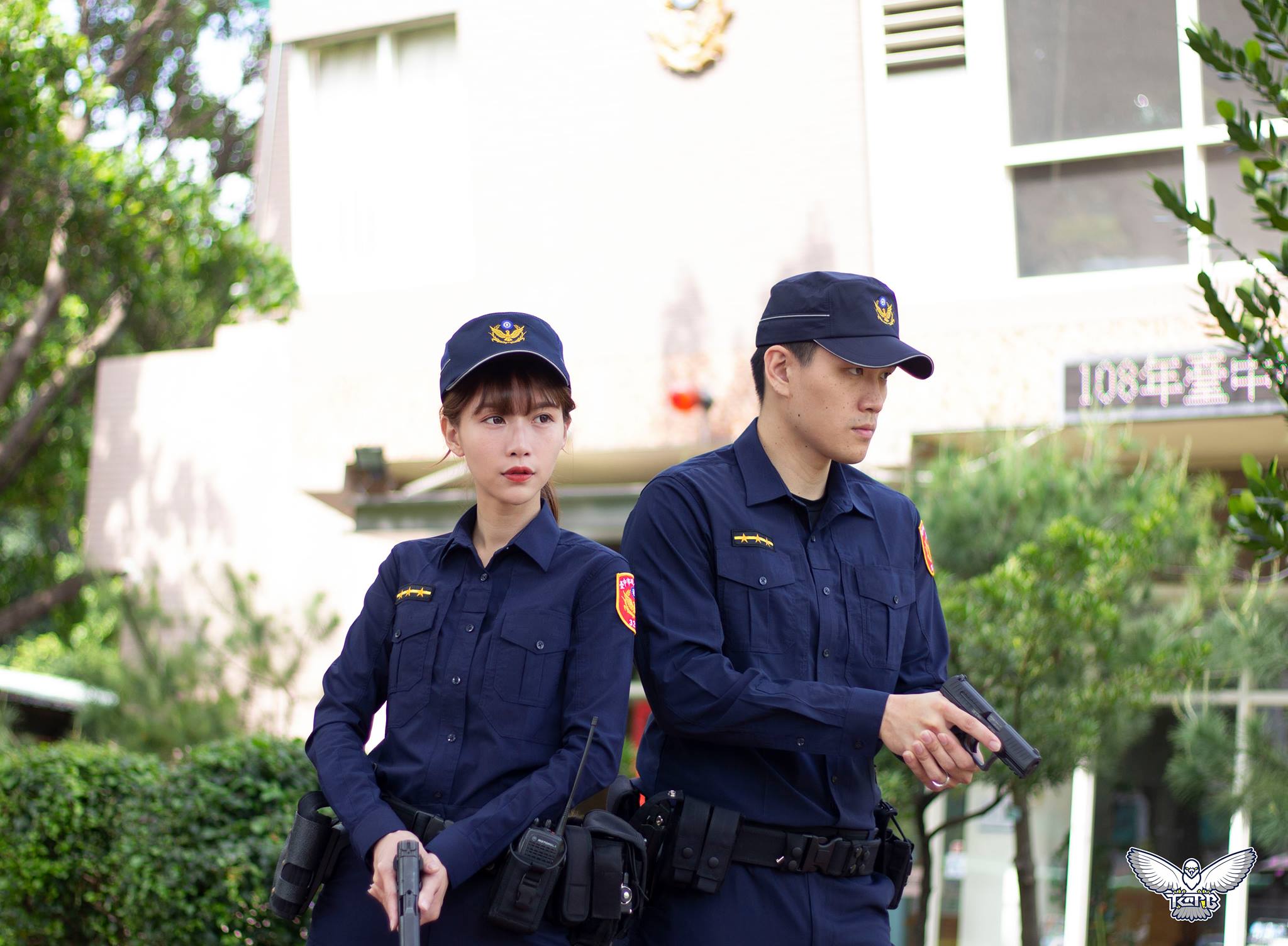 「藏青色專業戰術型」為新式警察制服款式。（翻攝自TCPB局長室臉書）