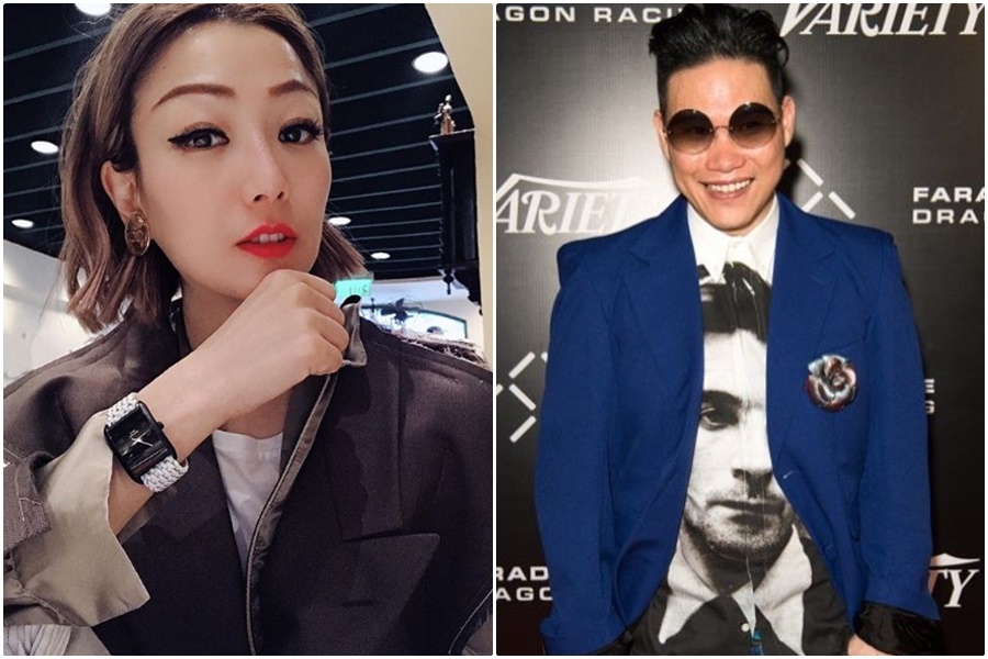 蘇永康在留言底下回應愛心和強壯的圖案為鄭秀文打氣，沒想到意外掀起和網友的罵戰。（翻攝鄭秀文、蘇永康IG）