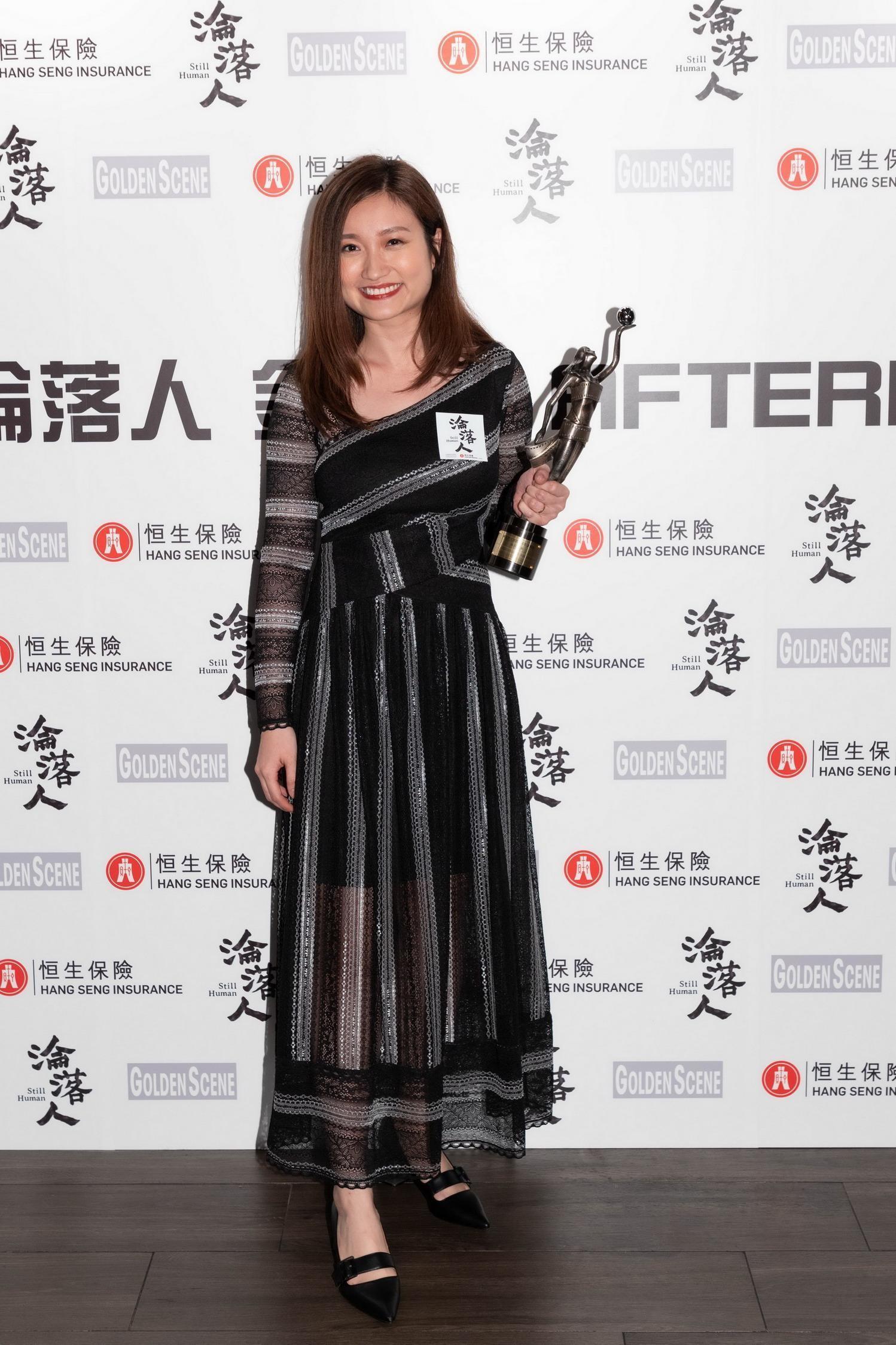 陳小娟以電影《淪落人》獲香港電影金像獎最佳新晉導演。(甲上提供)