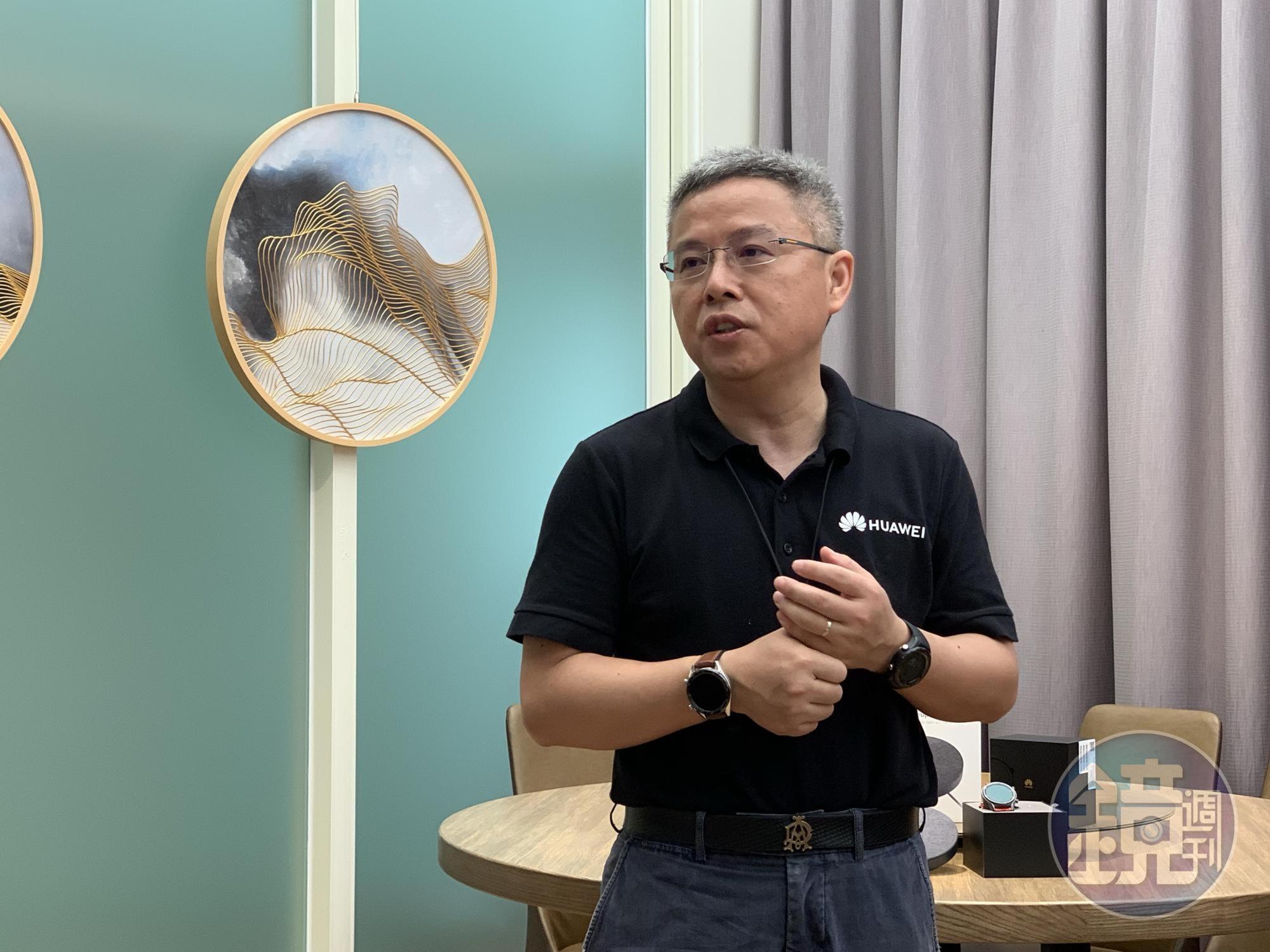 華為技術台灣總代理訊崴技術總經理雍海。