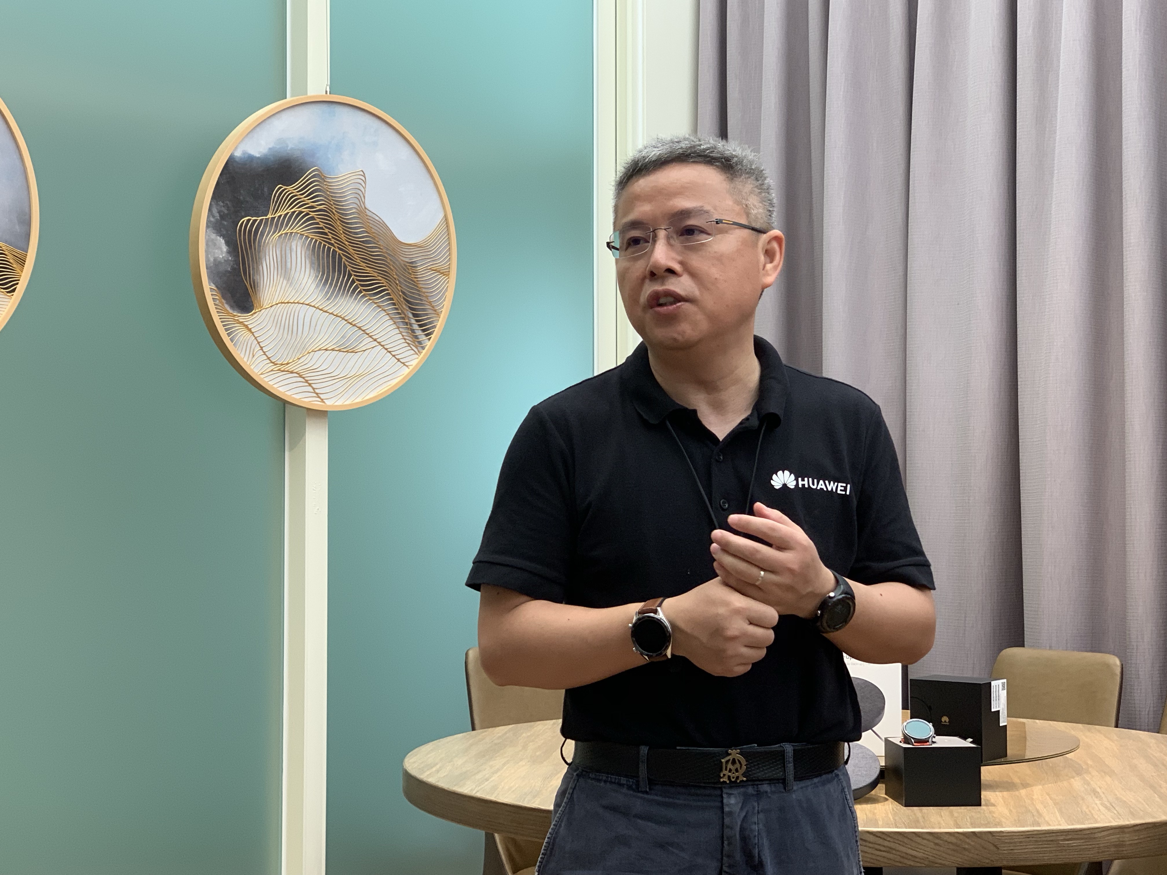 華為技術台灣總代理訊崴技術總經理雍海。