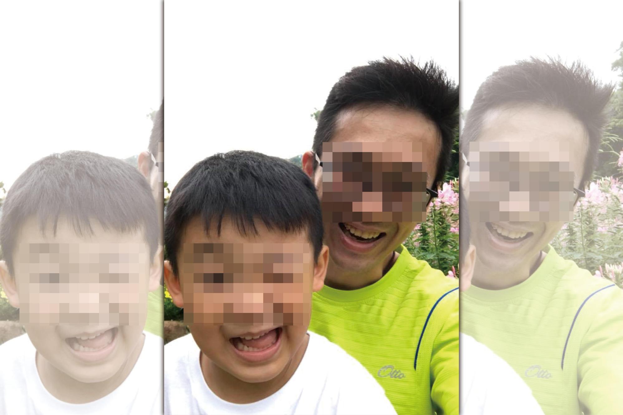 目前行蹤下落不明的吳父,警方調閱監視器後發現他步行離開家中的身影,目前正全力追查到案。(翻攝臉書)
