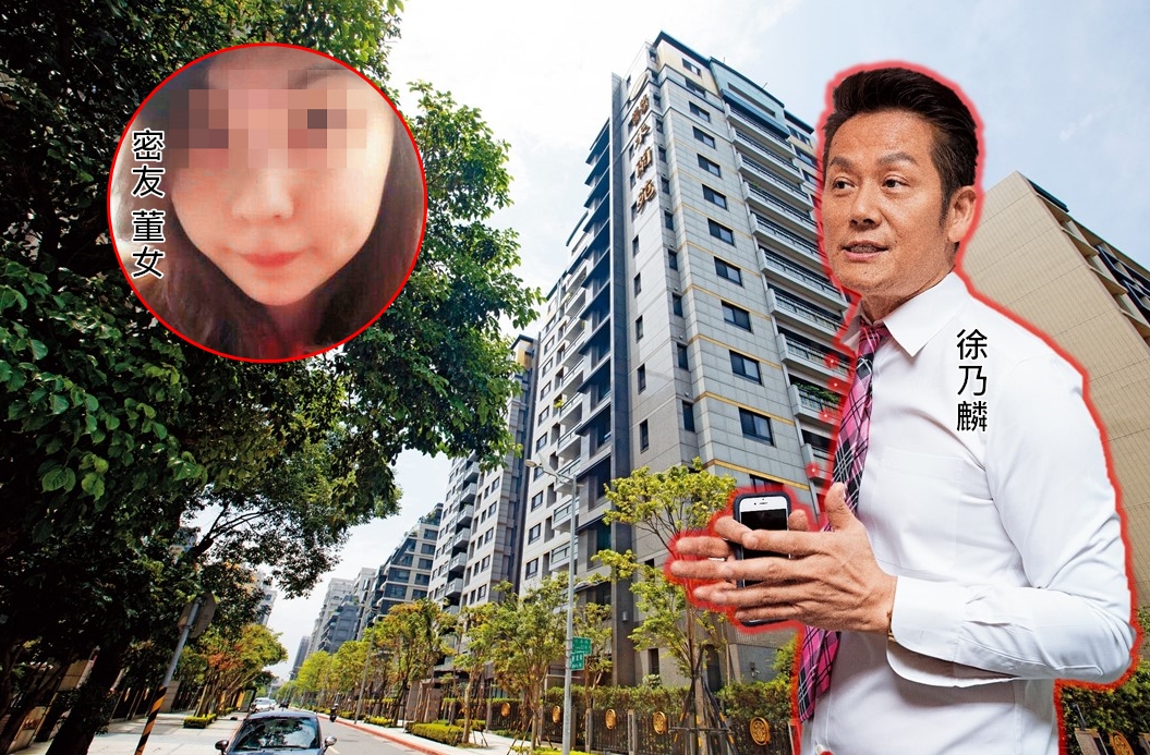 徐乃麟（右）在內湖的豪宅淪為賭場，當時他辯稱不知情，卻曾開支票、典當鑽錶及名牌包幫董女（左）籌賭場資金。