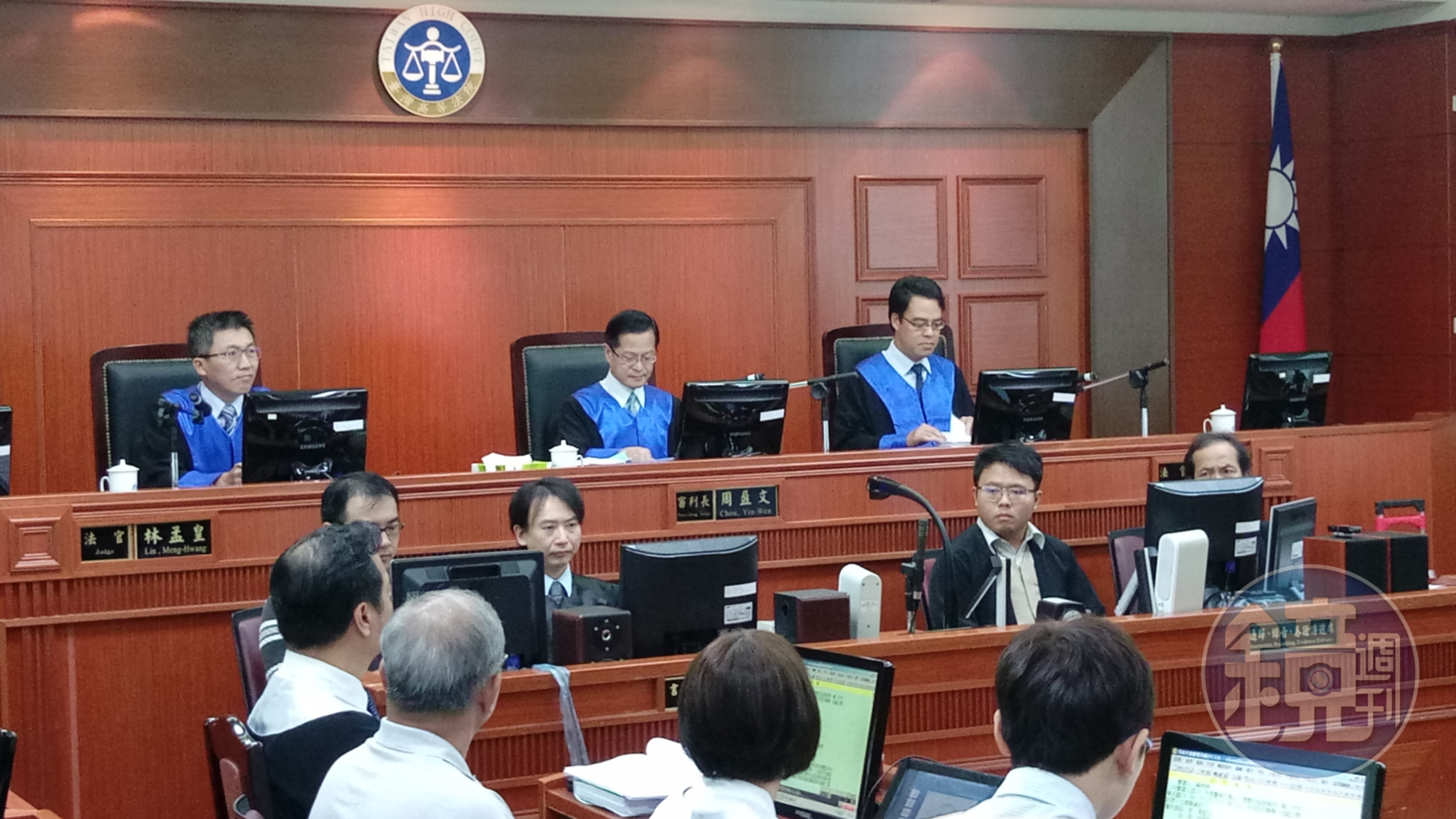 《法官法》針對法官評鑑的條文修正草案正在立院審議,法官協會認為草案有瑕疵,圖為法院開庭情況。