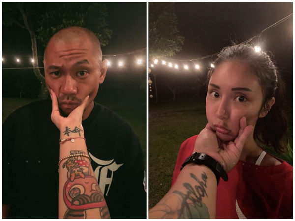 金剛、梁云菲大方承認交往中。（翻攝自金剛、梁云菲IG）