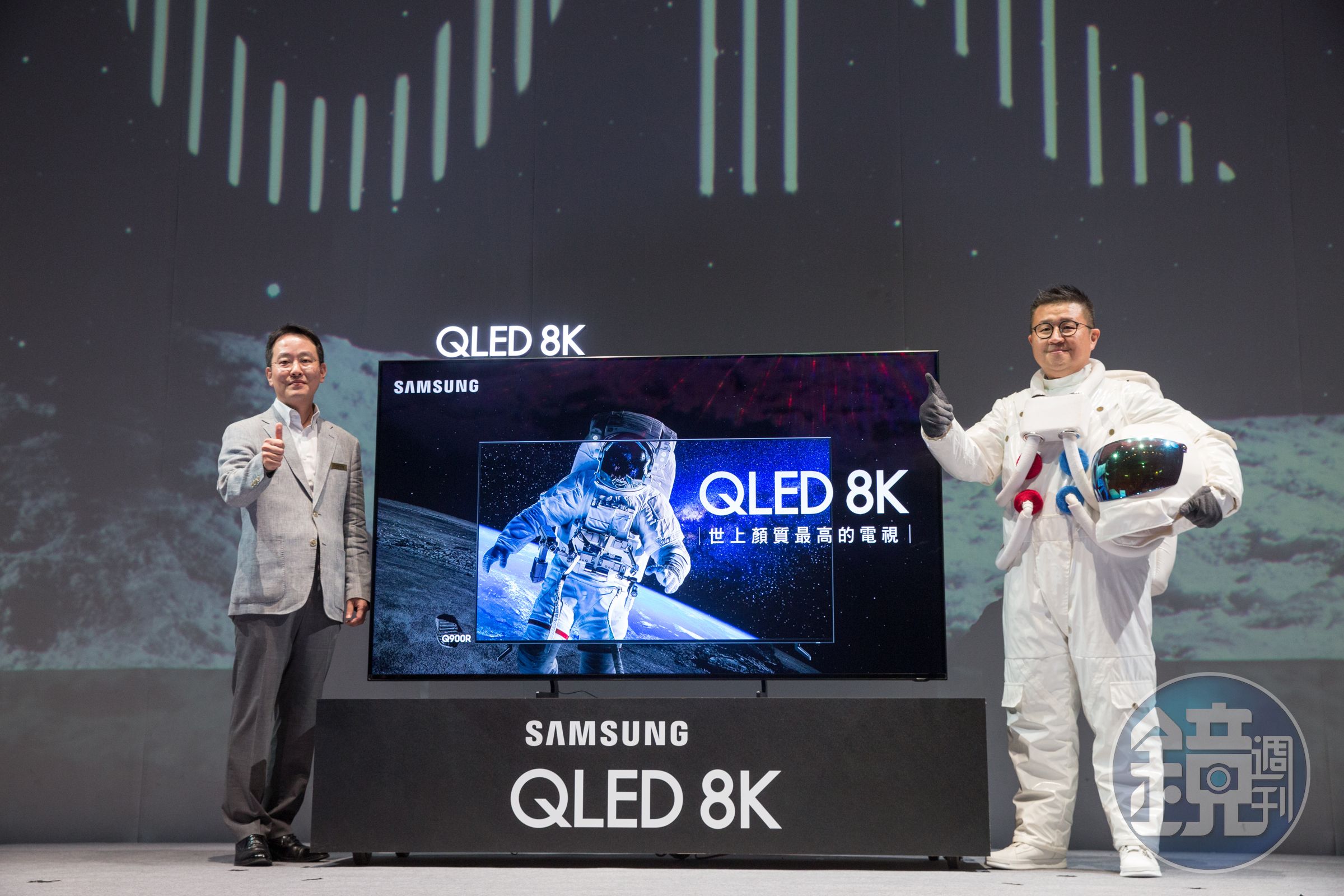 三星8K量子電視登台，今年要力拚台灣市佔前兩強。