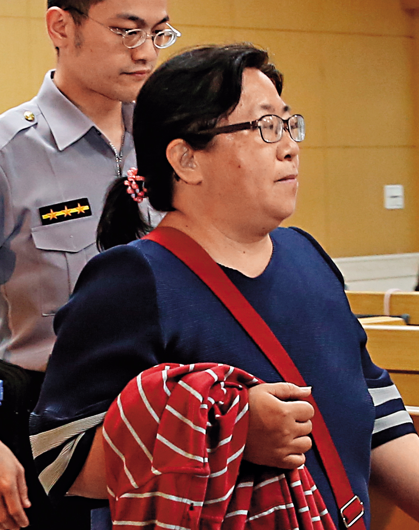 蘇震清的屏東服務處女助理賴麗團（圖），充當蘇震清買賣股票的人頭，對於金流細節表示不知情。