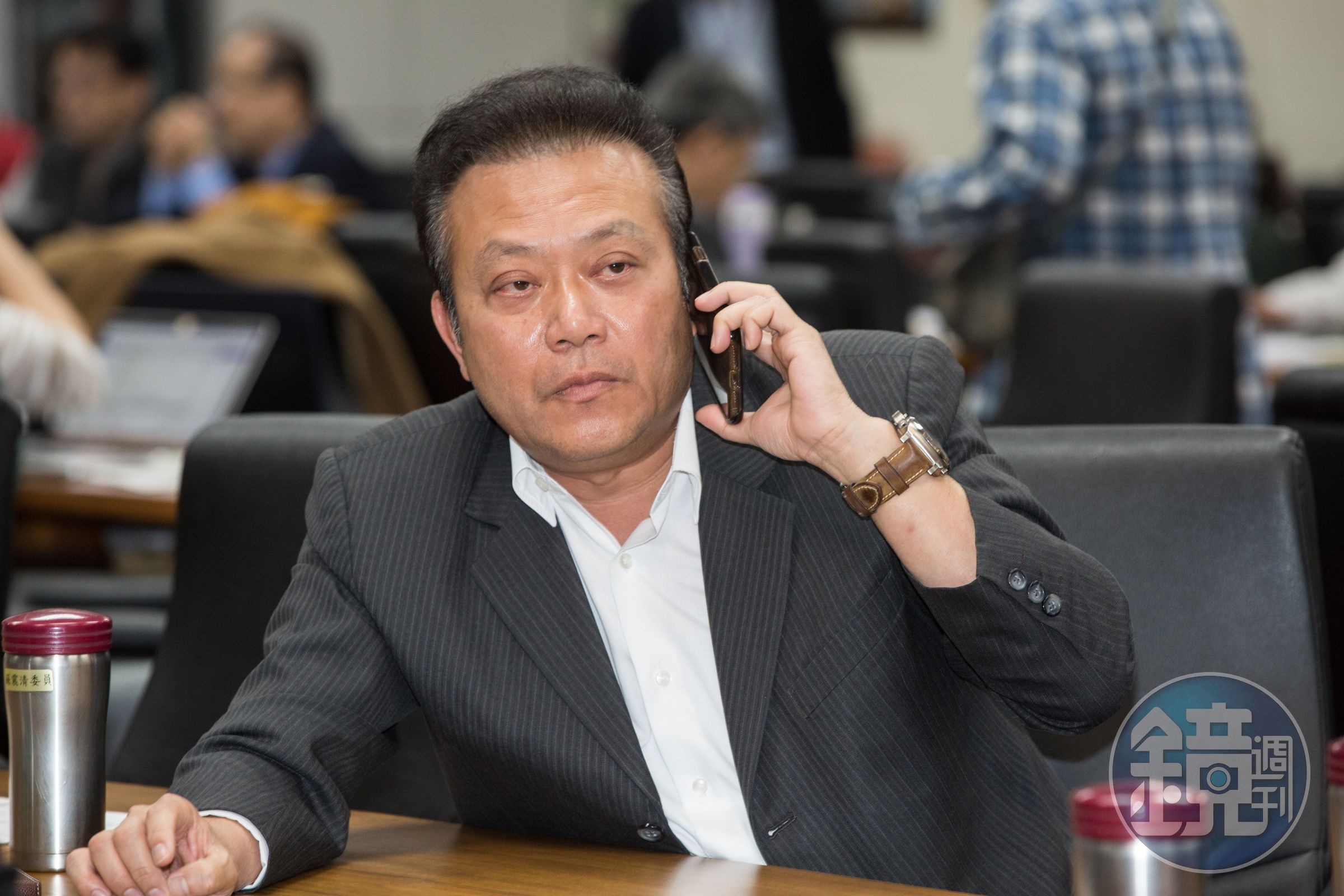 蘇震清捲入誠美材掏空案，他向本刊表示沒有涉及不法，改天真相就會清楚。