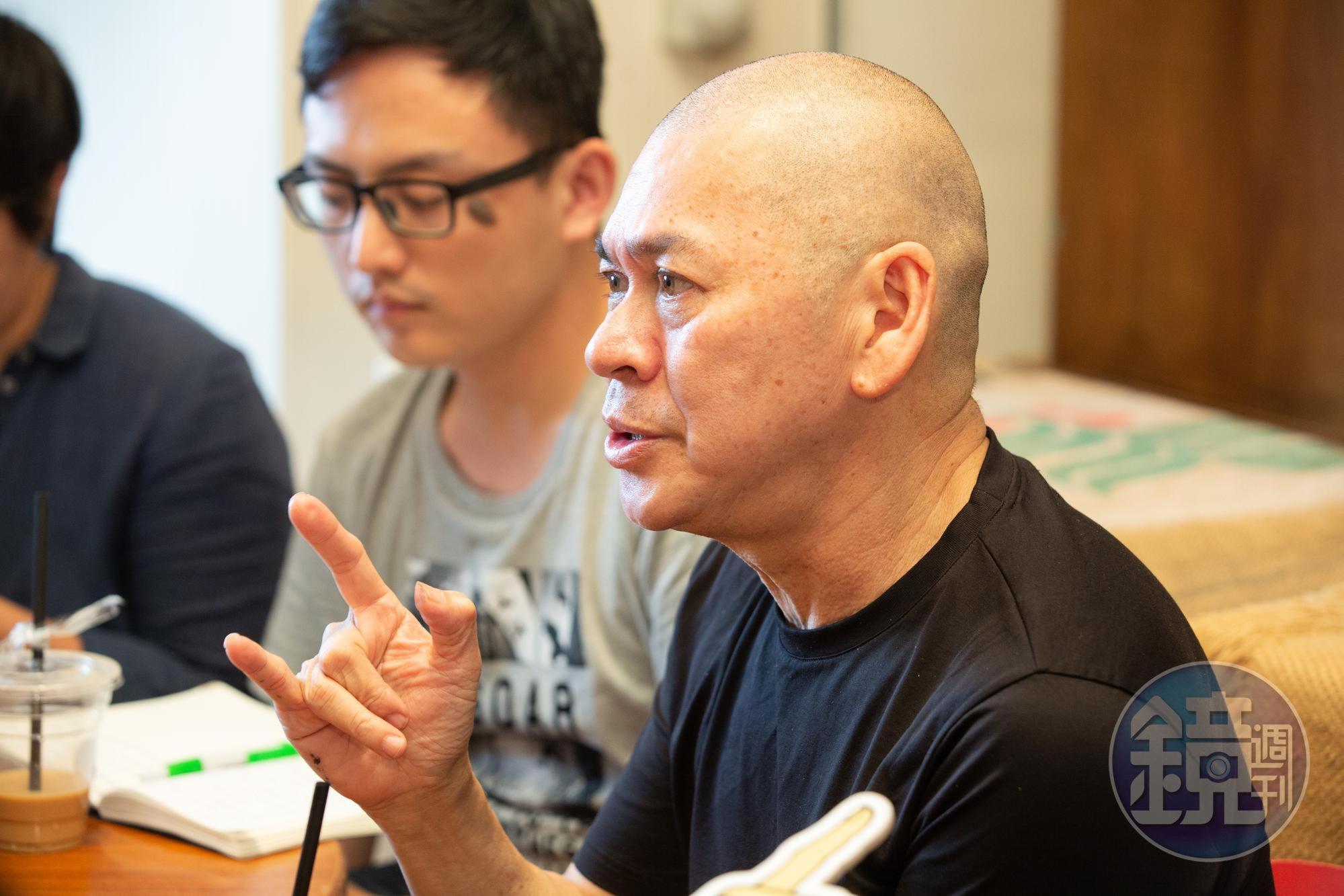 蔡明亮去年在金馬影展閉幕時的公開聲明感動不少人，對同婚即將能合法實現，他也感到相當開心。