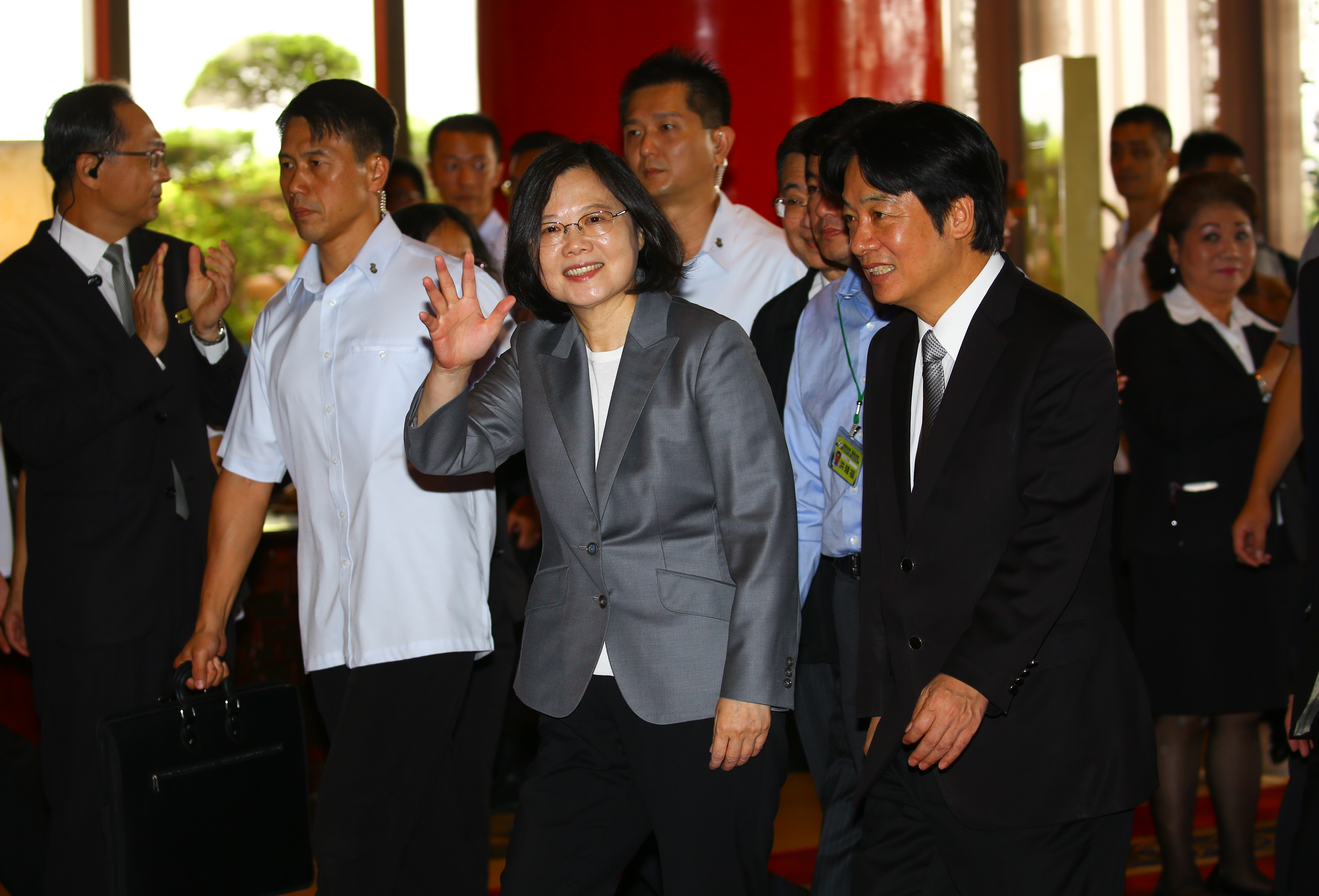 總統蔡英文、前行政院長賴清德都回覆將會出席活動，有機會在廢核遊行上同框。