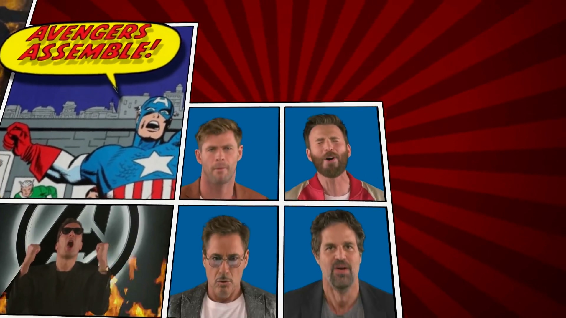 克里斯伊凡唱得超嗨，他在《復仇者聯盟：終局之戰》首映後還自曝哭了6次之多。（翻攝自youtube）