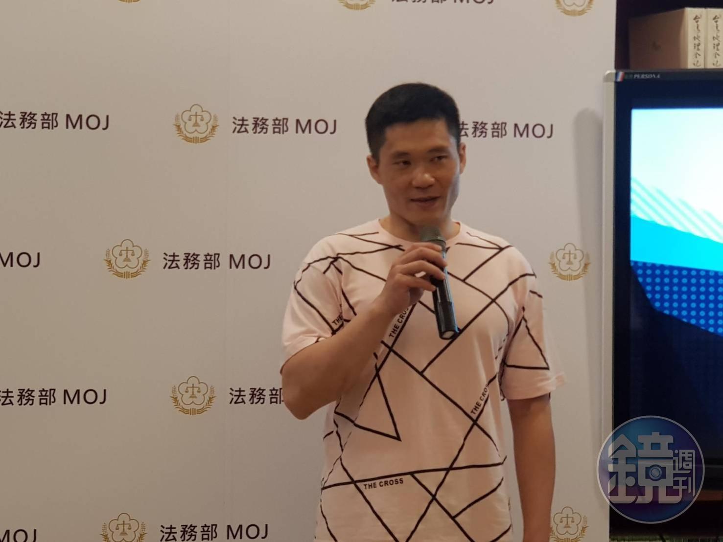楊民基說,他很感謝矯正署及東成技能訓練所提供技能訓練的機會,讓他取得謀生能力,成功回到社會。