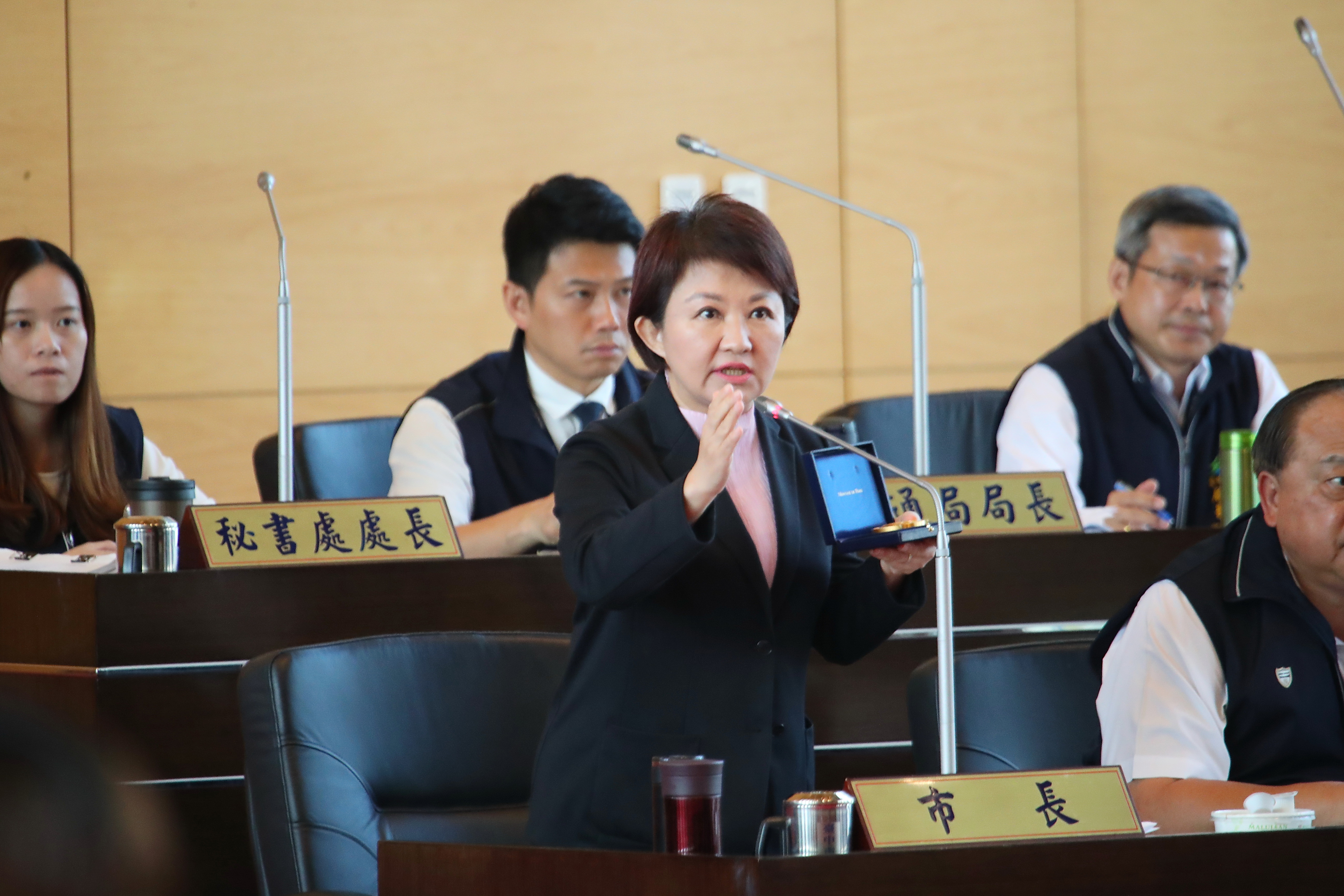 面對市議員質詢花博營收狀況，台中市長盧秀燕表示，花博辦得不好「是我的責任」。