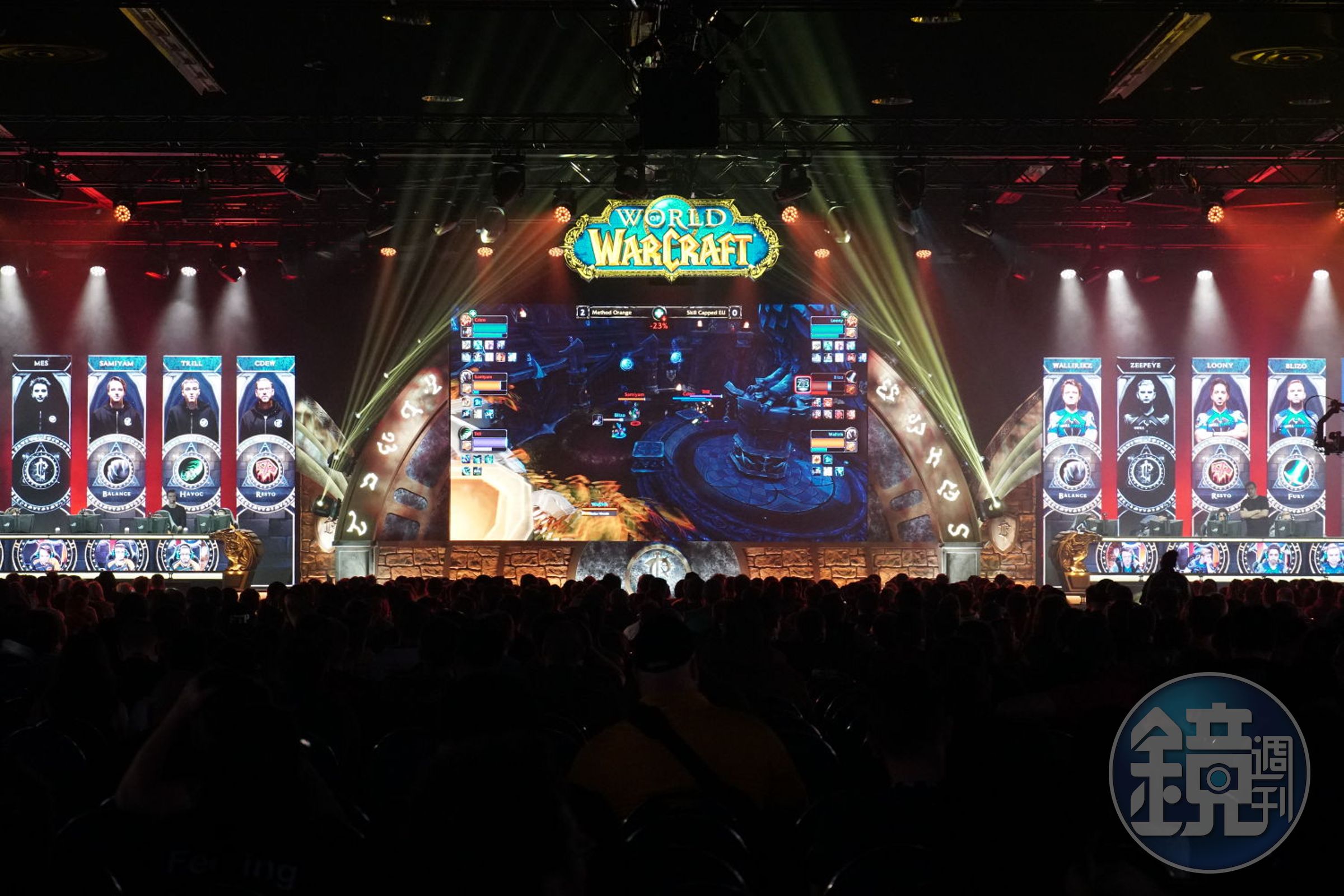 BlizzCon 2019會在台灣時間11月2日、3日舉辦。圖為BlizzCon 2018《魔獸世界》比賽現場。