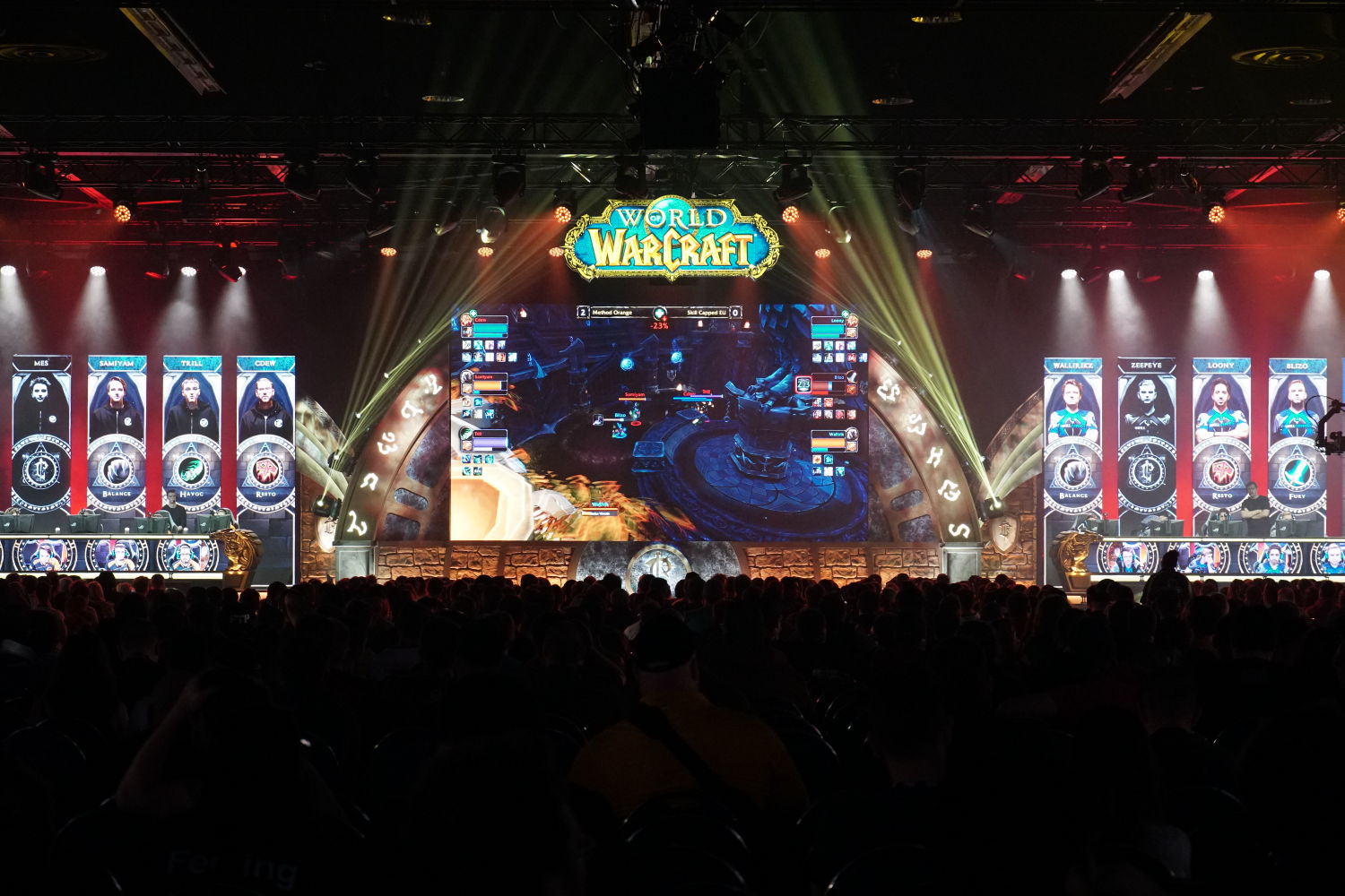 BlizzCon 2019會在台灣時間11月2日、3日舉辦。圖為BlizzCon 2018《魔獸世界》比賽現場。