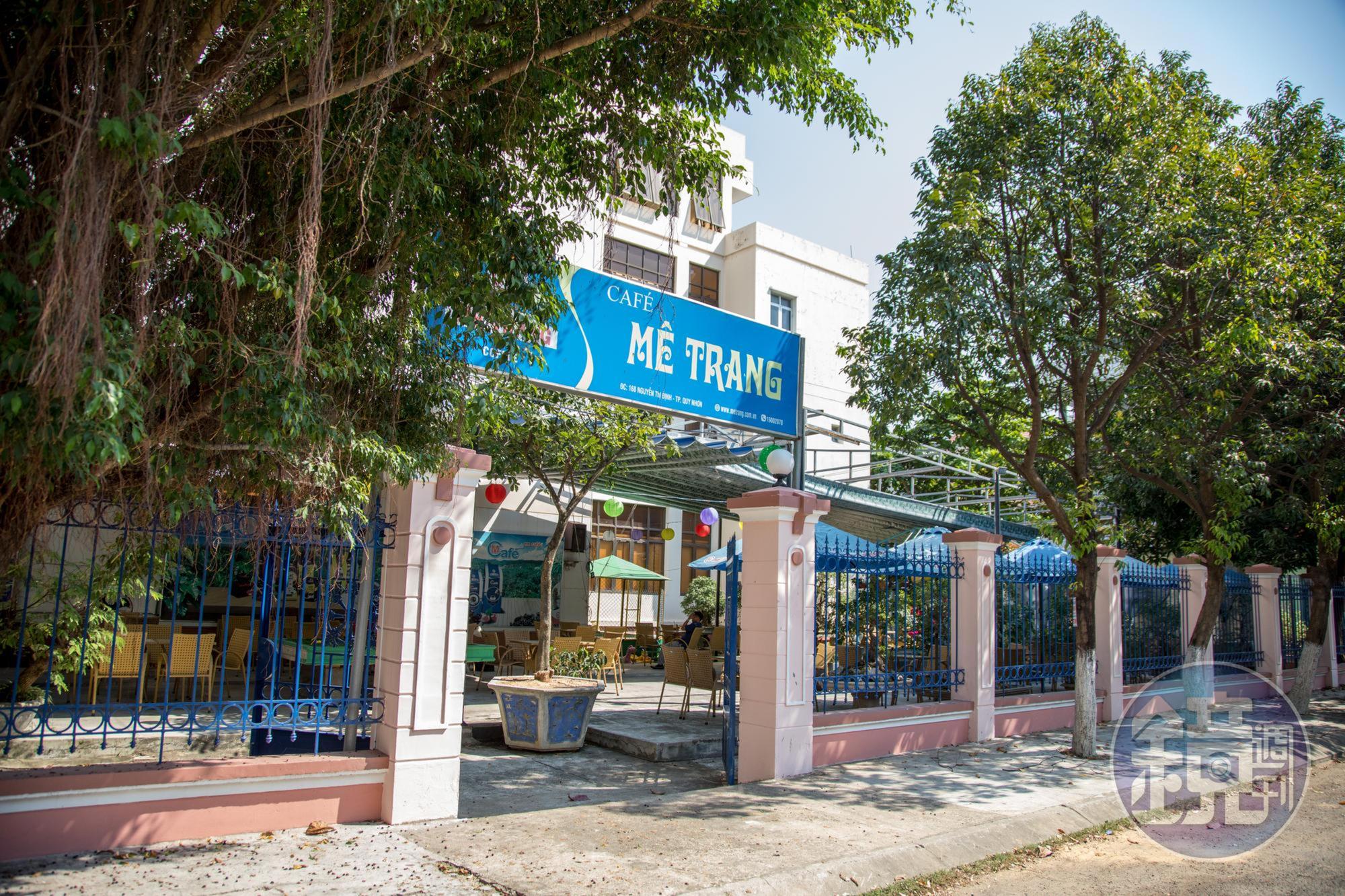 裝潢簡樸的「Me Trang咖啡館」，是歸仁早期咖啡文化的代表。