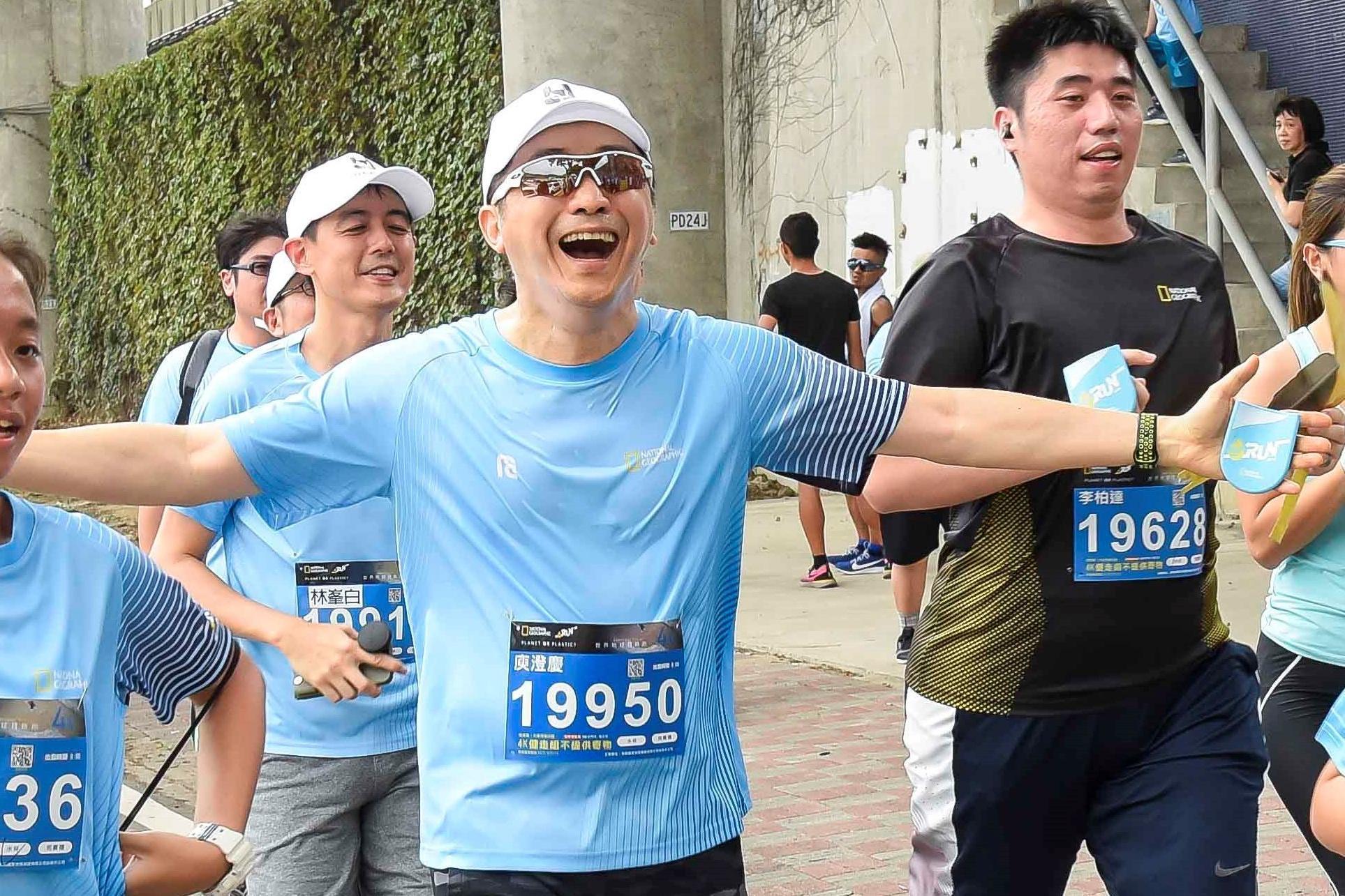 平常就持續在運動的庾澄慶儘管已57歲，跑4公里仍是小意思。（國家地理提供）