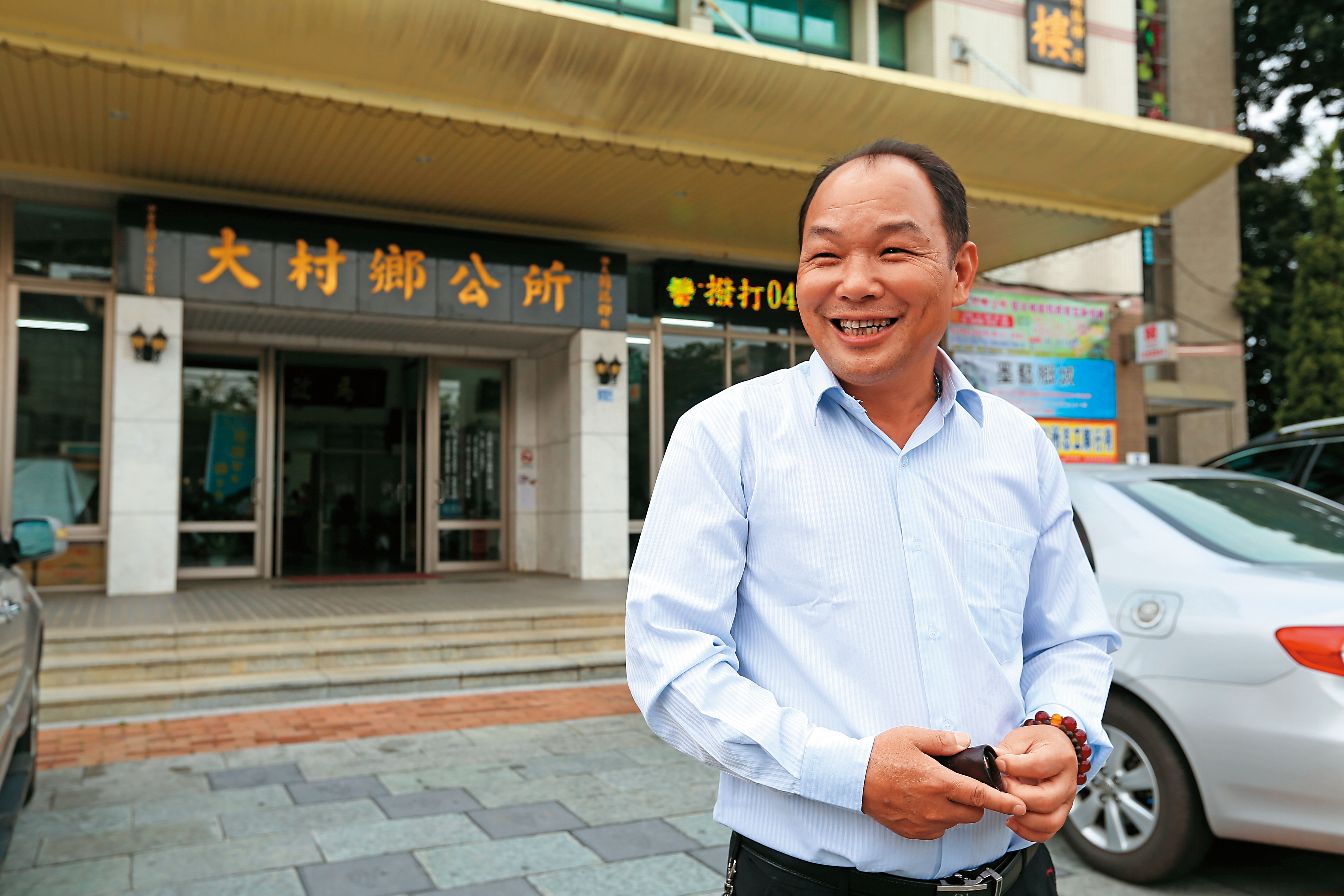 大村鄉鄉長游盛（圖）表示，未來若獲得羅結的遺產稅，將持續用在地方建設及社會福利。