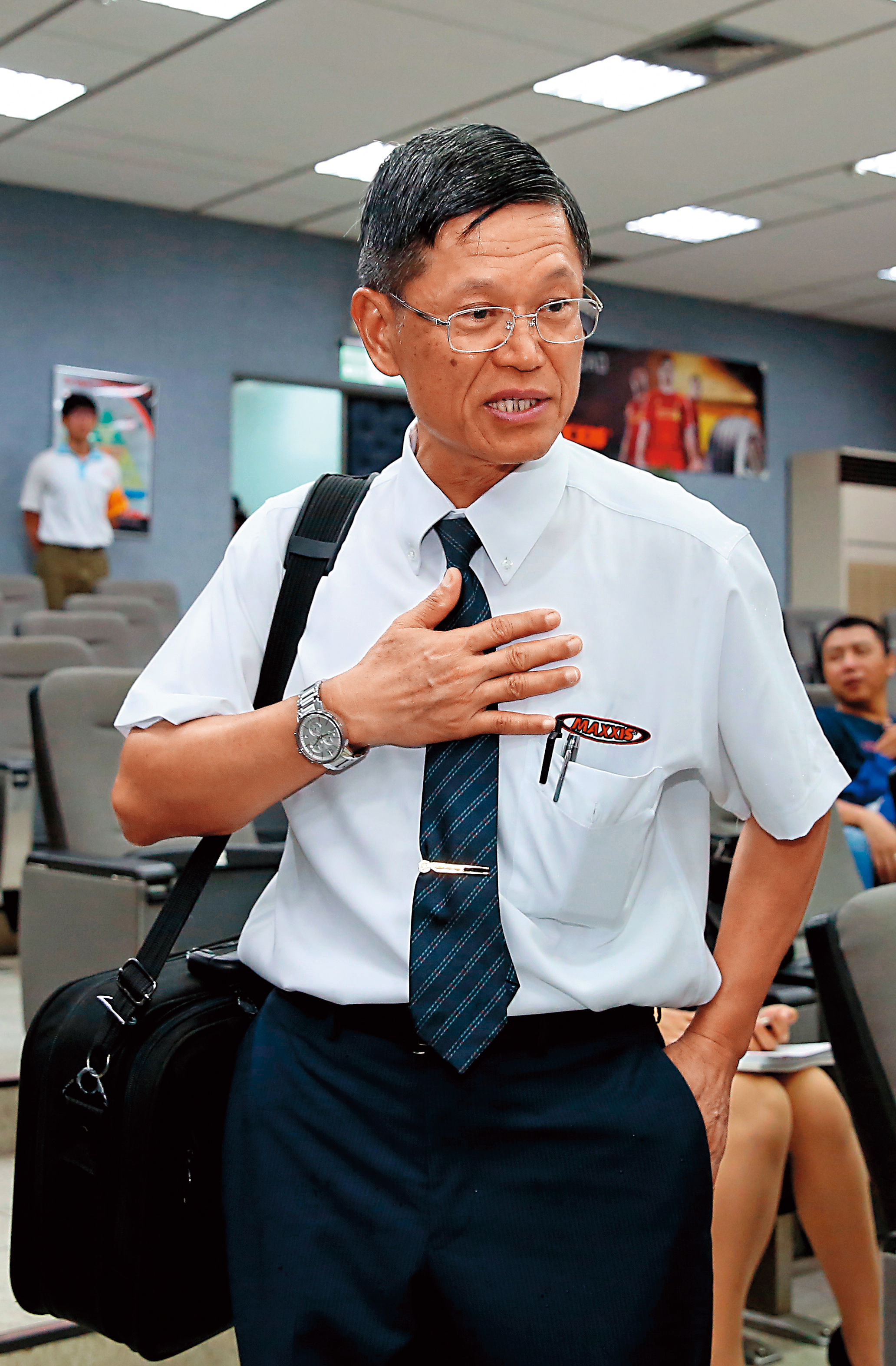 輪胎大王羅結辭世，目前正新由次子羅才仁（圖）掌舵。