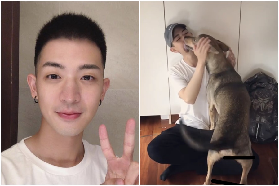 林隆璇的兒子林亭翰入伍，推出當兵前創作的新歌〈盜夢遊戲〉。（青田音樂提供）