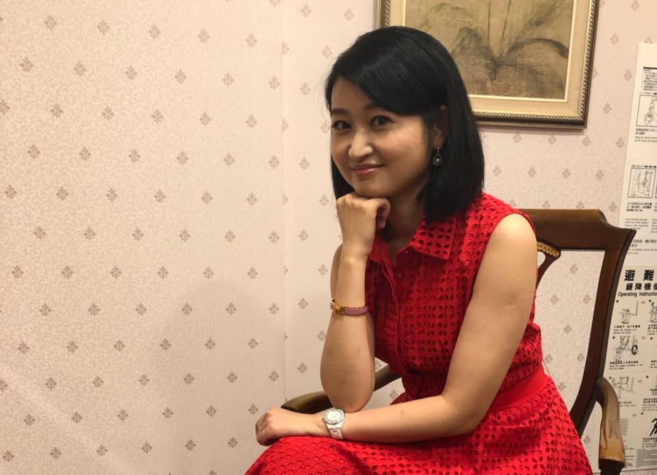 美女眼科名醫黃宥嘉上節目講話很有料。（翻攝黃宥嘉臉書）