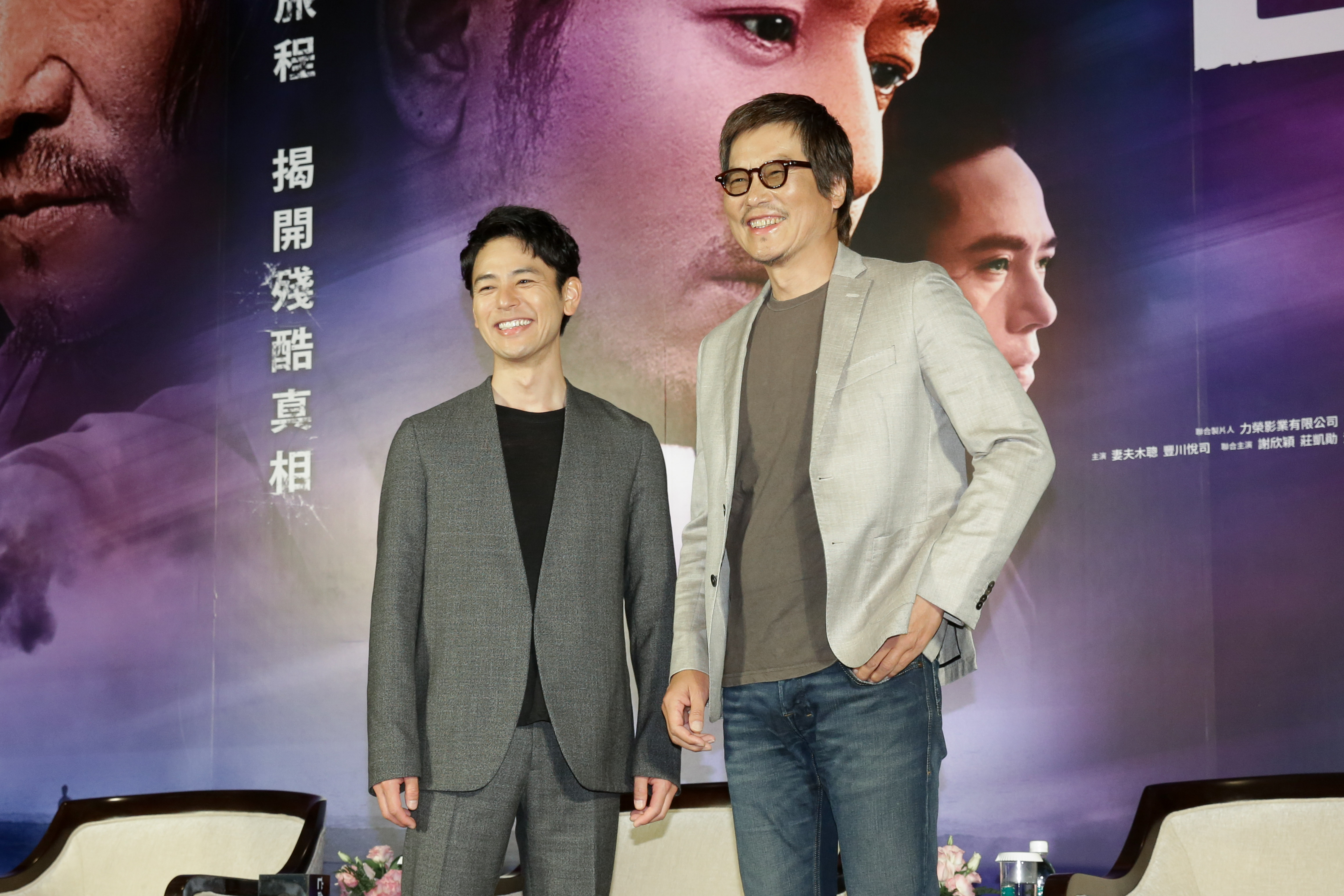 豐川悅司說一直想跟妻夫木聰合作,聽到邀演《亡命之途》,馬上就答應了。