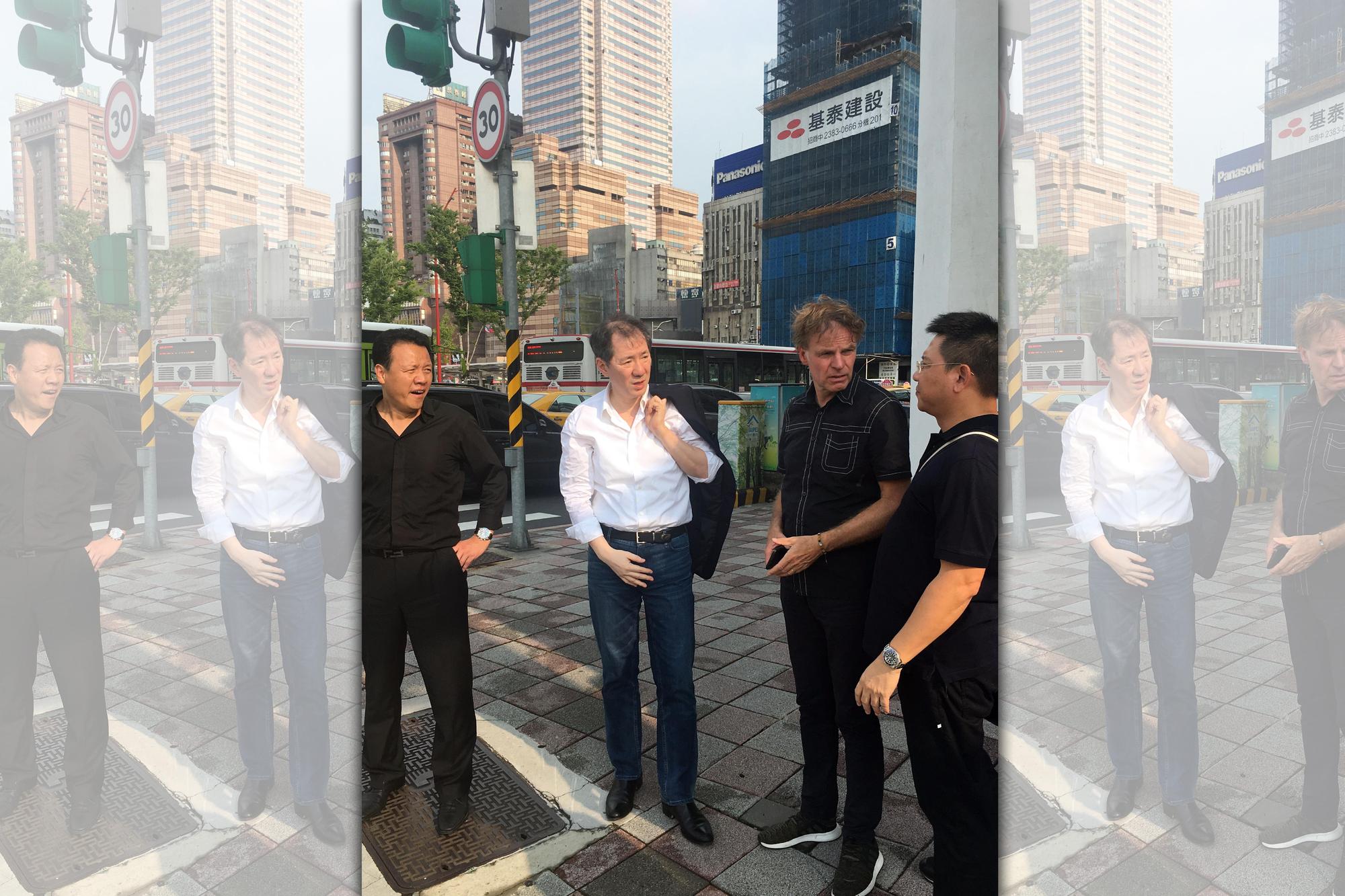 于品海為台北City One每月至少來台1次,曾數次至台北車站進行場勘。(南海控股提供)