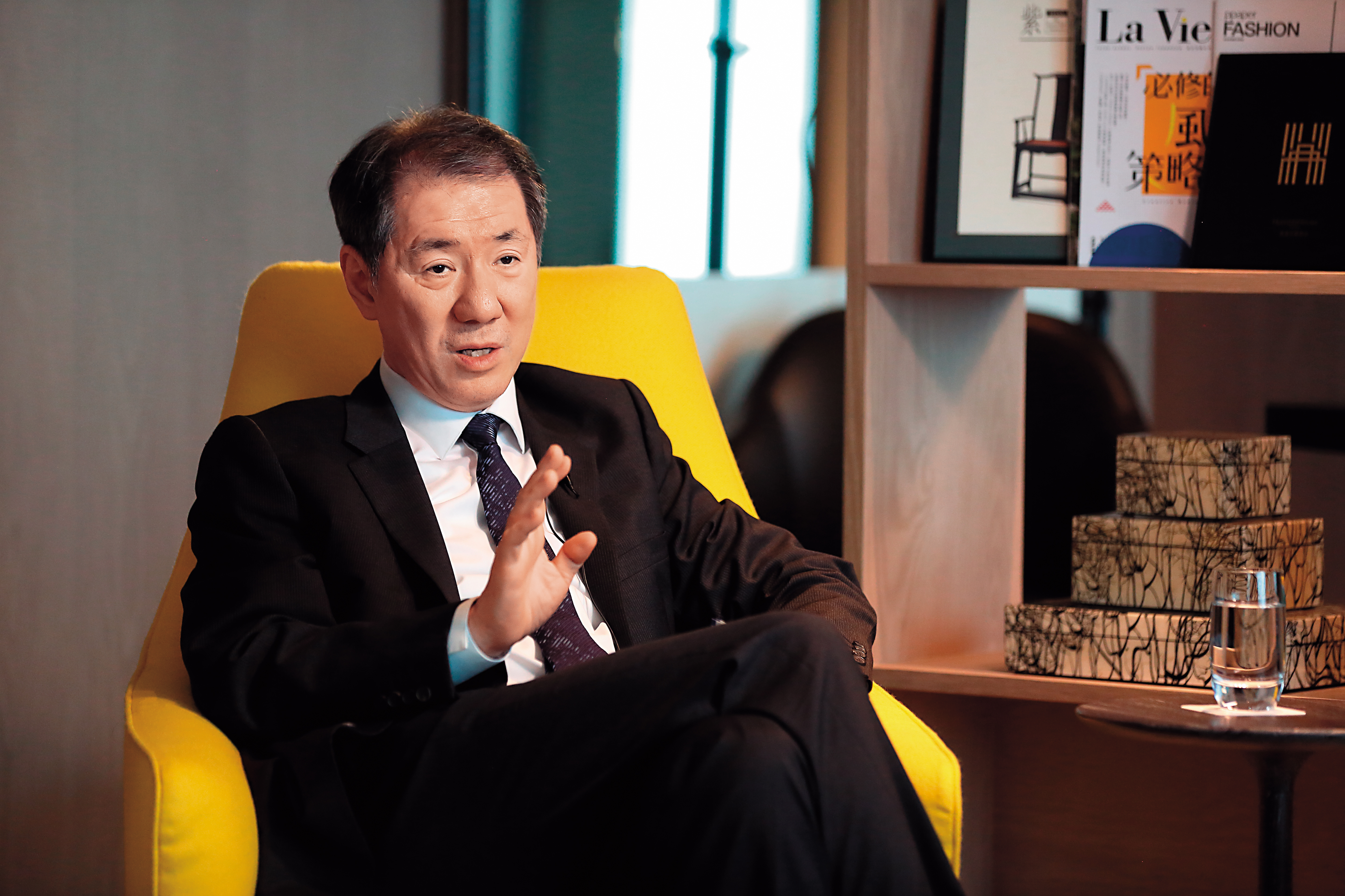 于品海遭外界質疑具中資背景，讓雙子星投資案陷膠著，低調的他跳上第一線說分明。