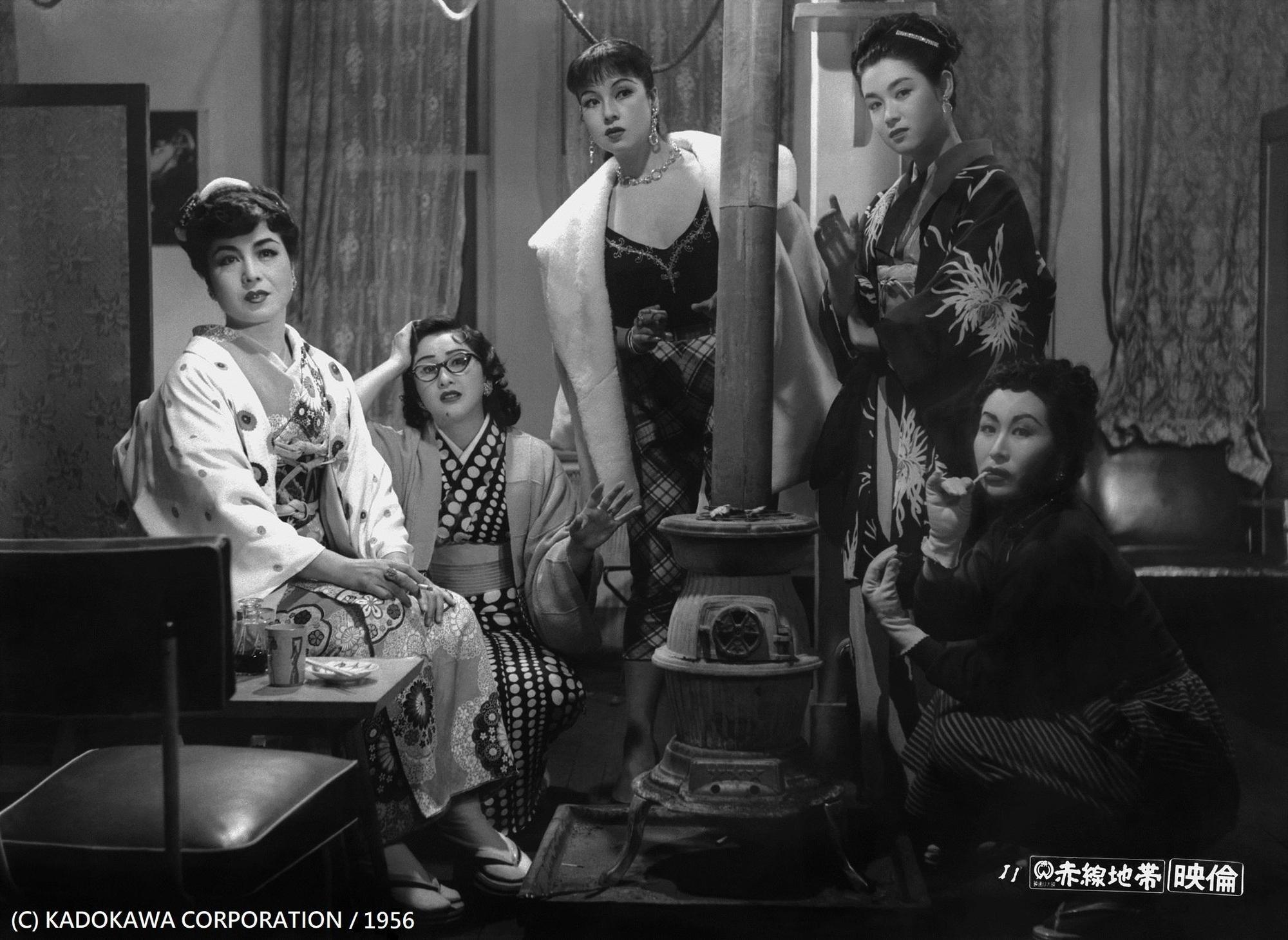 導演溝口健二生前最後一部作品《赤線地帶》,描寫廢除紅燈區的種種遭遇。((C) KADOKAWA CORPORATION 1956,台北電影節提供)