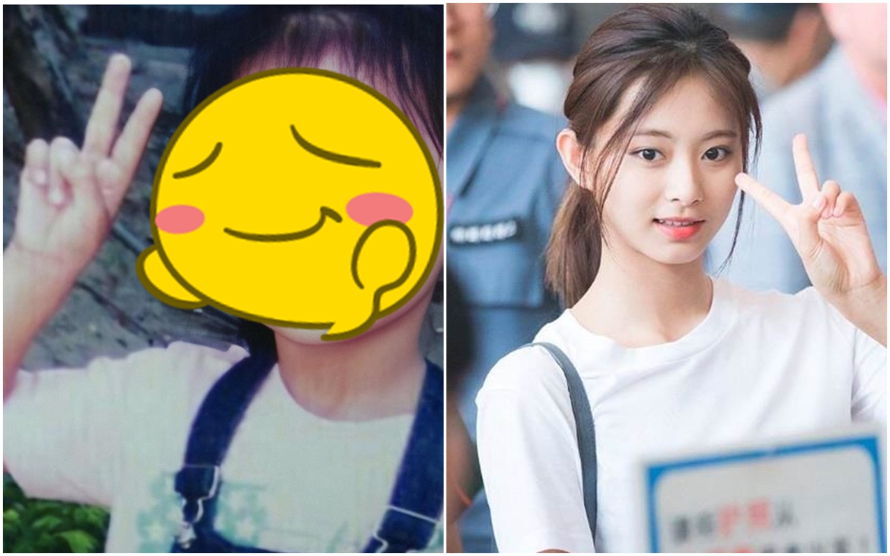 子瑜小時候就長得很可愛，從小到大拍照都很愛比V。（取自TWICE官方IG、_twicesquare IG）