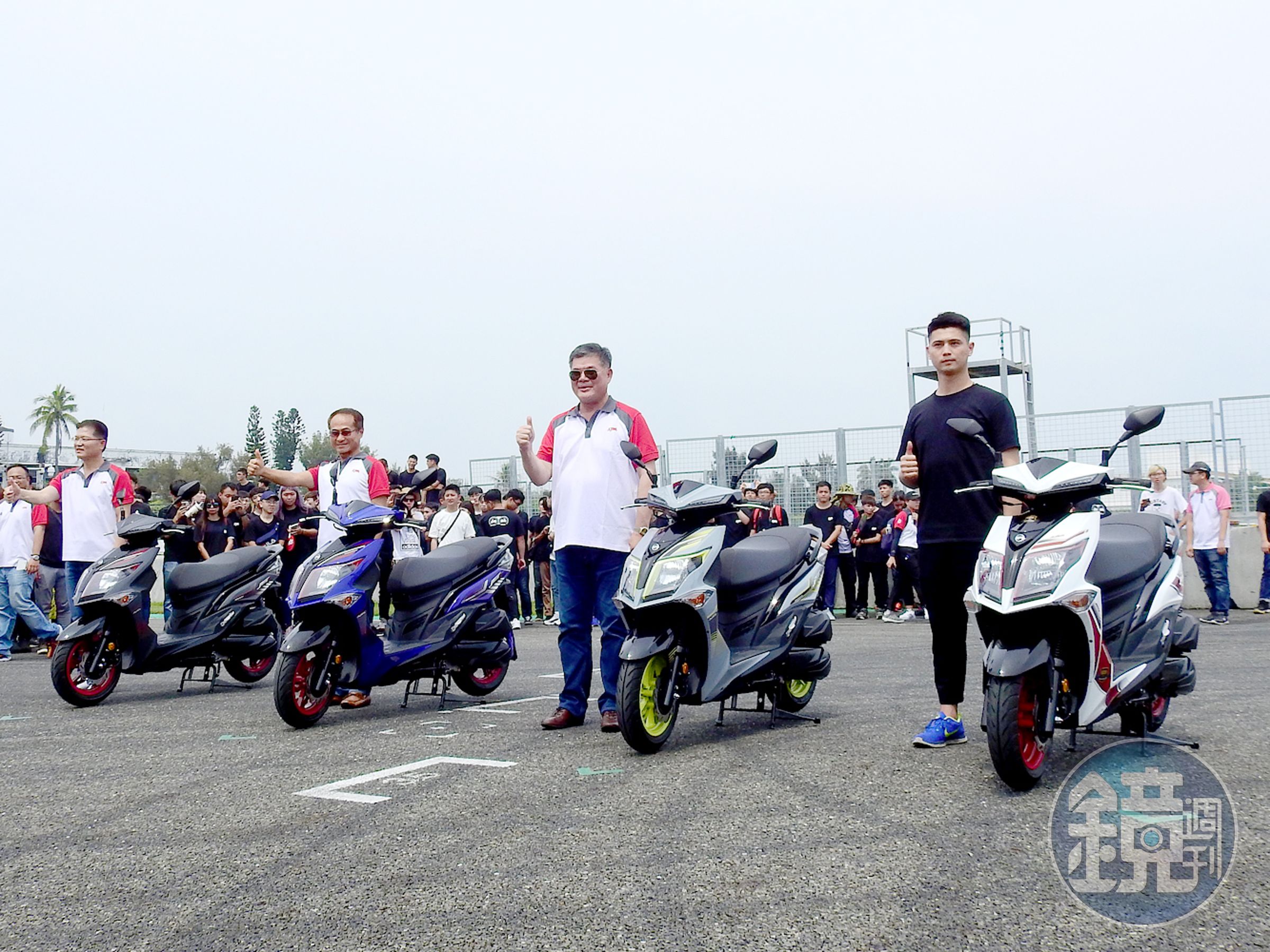三陽於現場發表JET 65周年紀念版配色車款。
