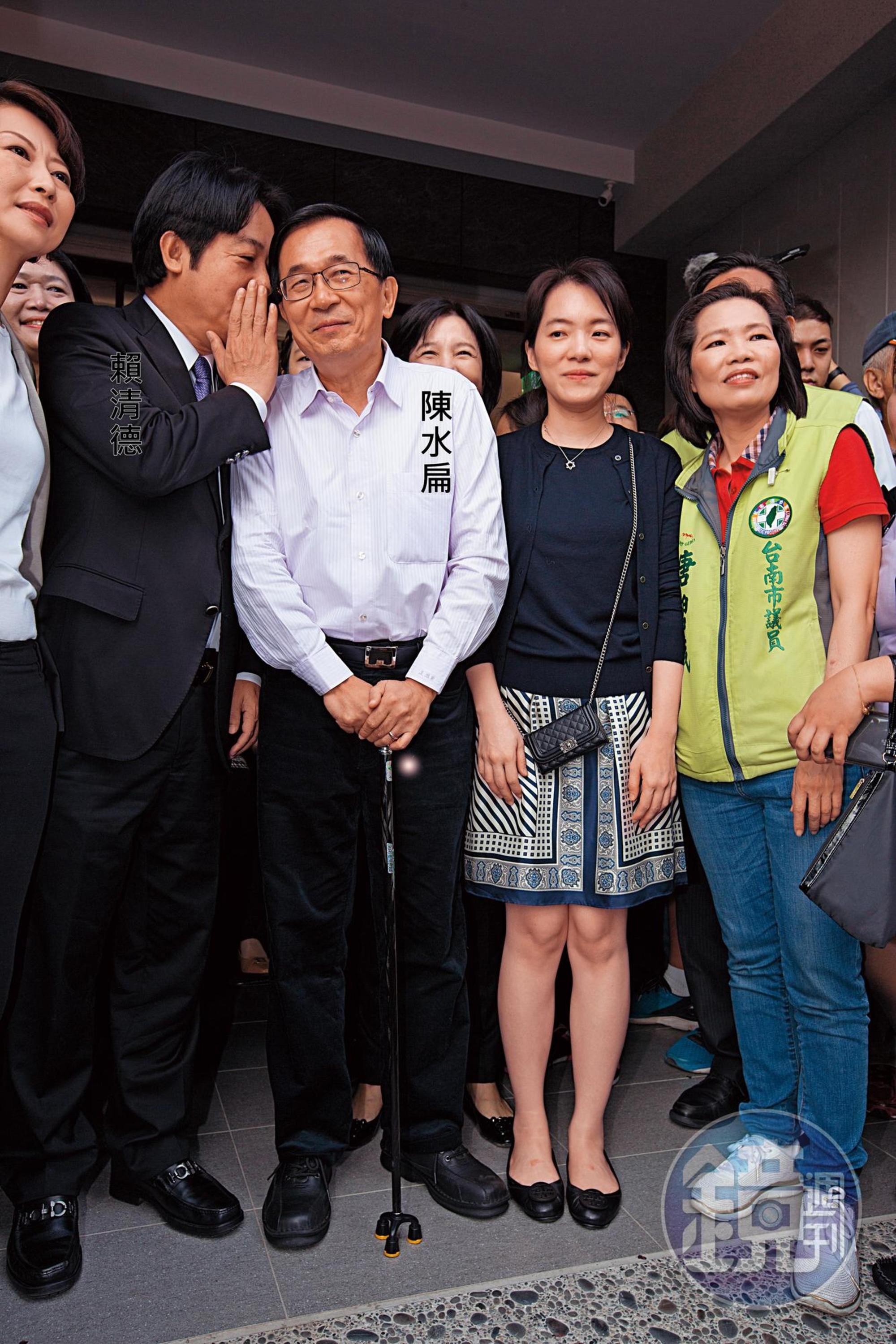 表態參選總統的前行政院長賴清德，從擔任台南市長期間至今，仍堅定維持一貫主張特赦阿扁。