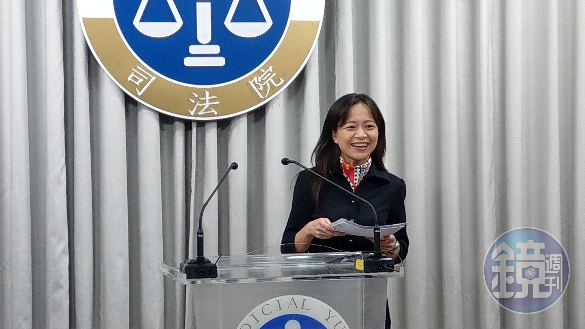 職務法庭發言人林玉苹官長指出,職務法庭認定林俊佑不宜再當檢察官。