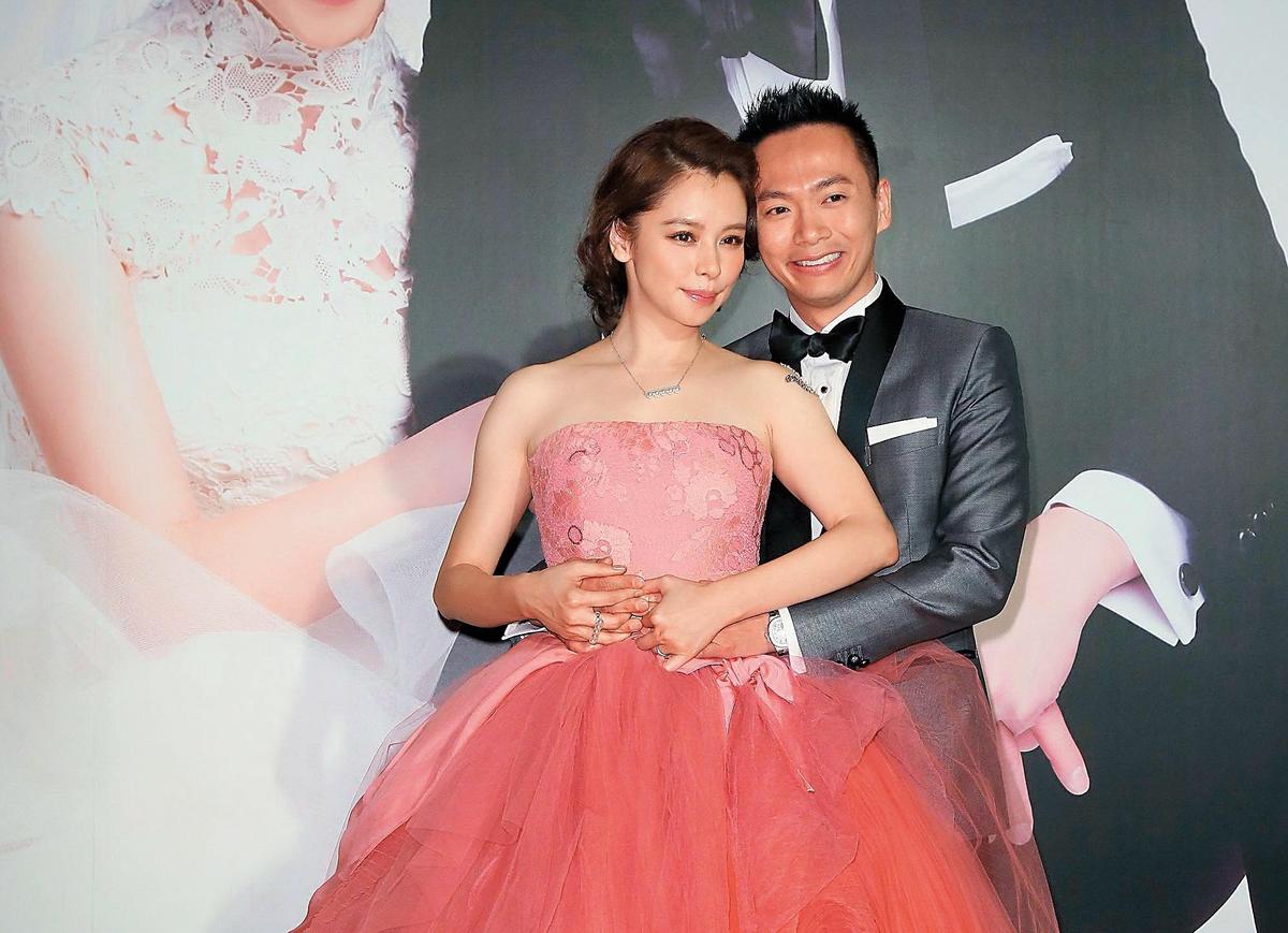 徐若瑄與老公李雲峰因電影結識，進而熱戀結婚。（東方IC）