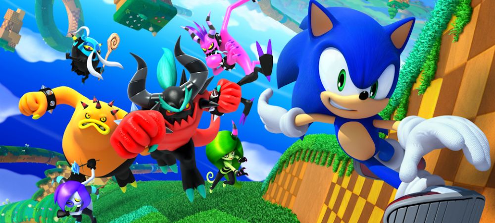遊戲中的索尼克。（翻攝自Sonic Lost World）