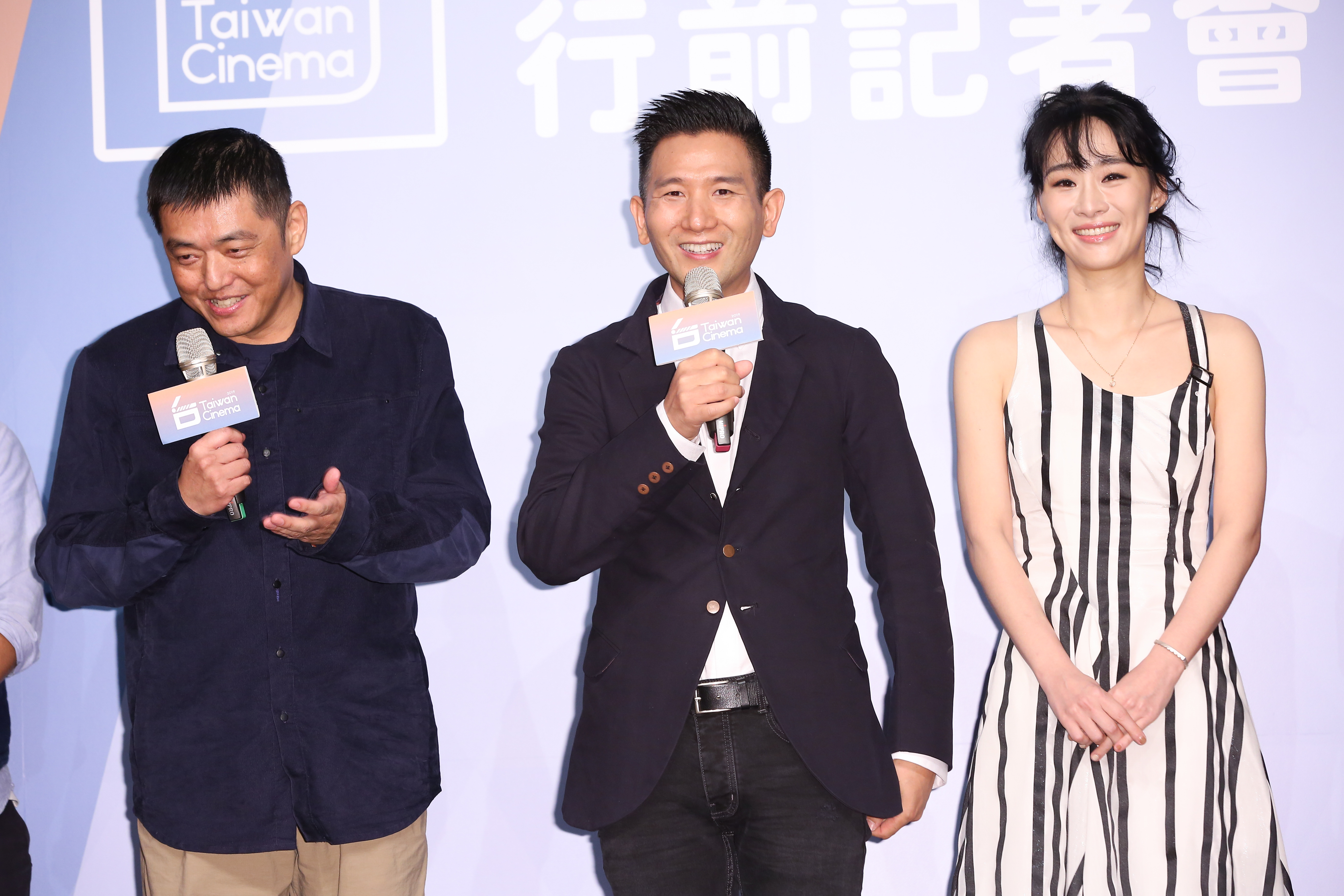 趙德胤率吳可熙、電影配樂林強等人參加坎城影展行前記者會。