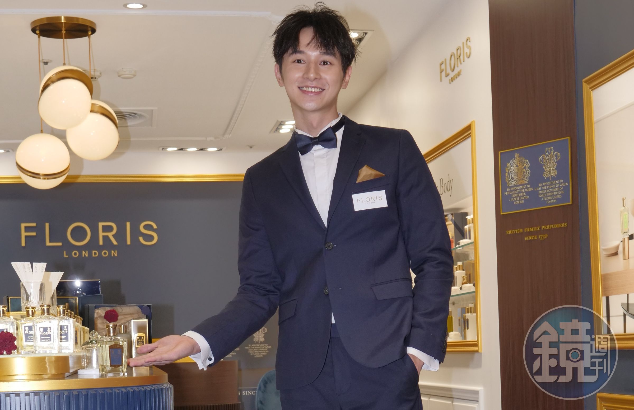 張軒睿3日出席香水FLORIS LONDON開幕記者會，透露緋聞女友Selina身上香味高達8分。