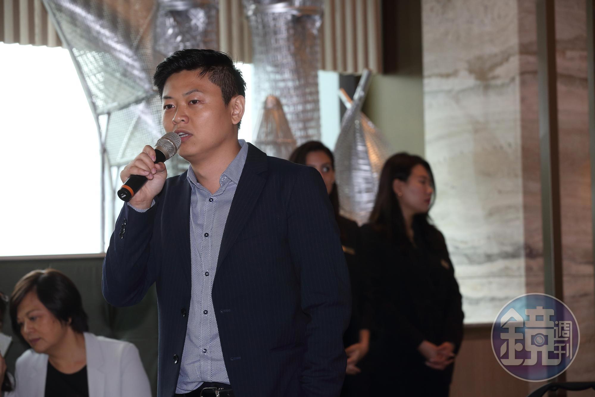 饗賓餐旅集團第二代總經理陳毅航頂著台大工管系光環,卻從基層歷練起,想法兼顧創新與務實。
